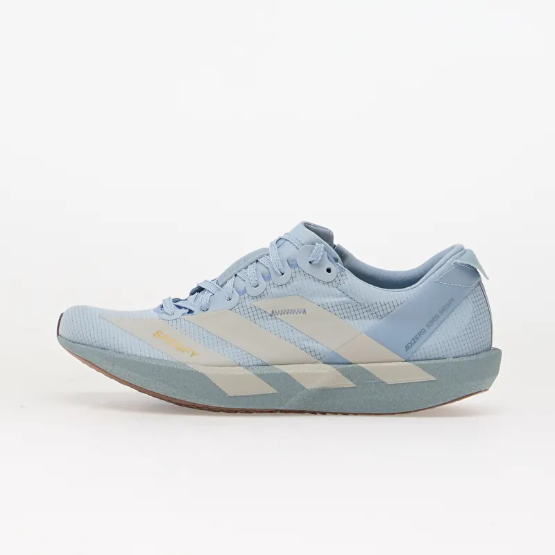adidas x Satisfy Adizero Adios M Wonder Blue/ Pearl Met./ Wonder Blue