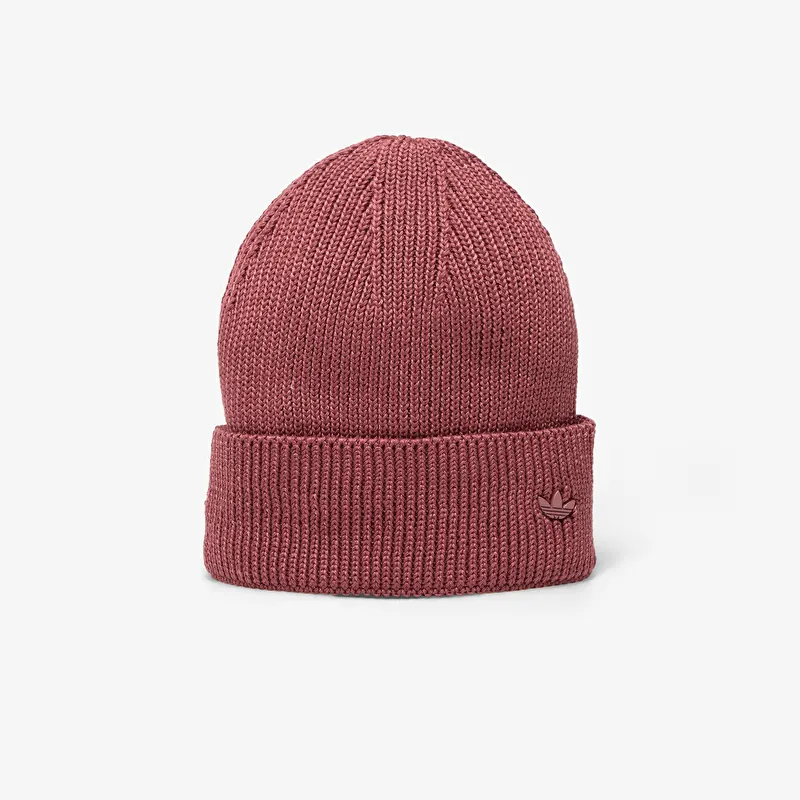 Čiapka adidas Everyday Icons Beanie With Tonal Metal Trefoil Quiet Crimson