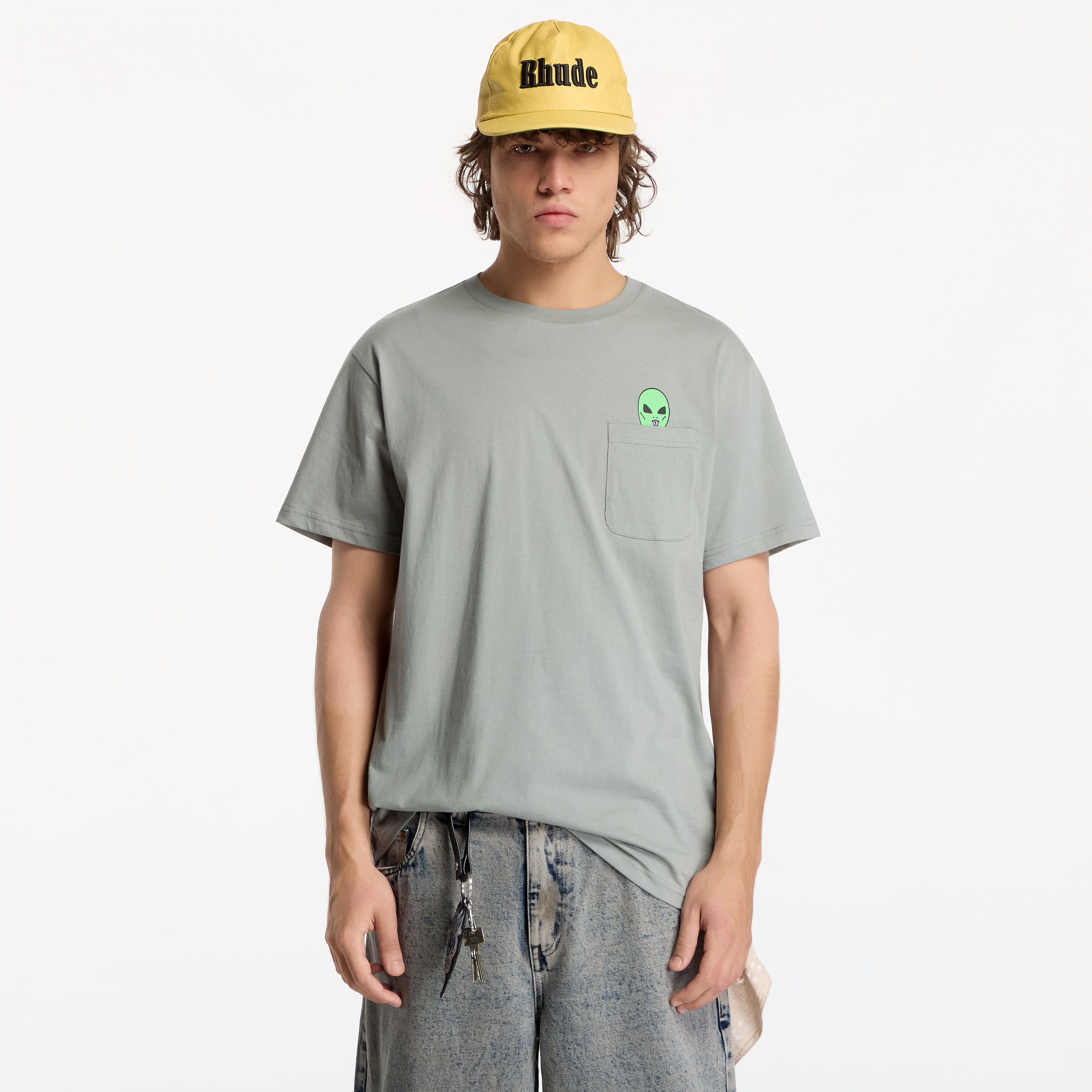 T-shirt RIPNDIP Lord Alien Pocket Tee Dusty Sage L