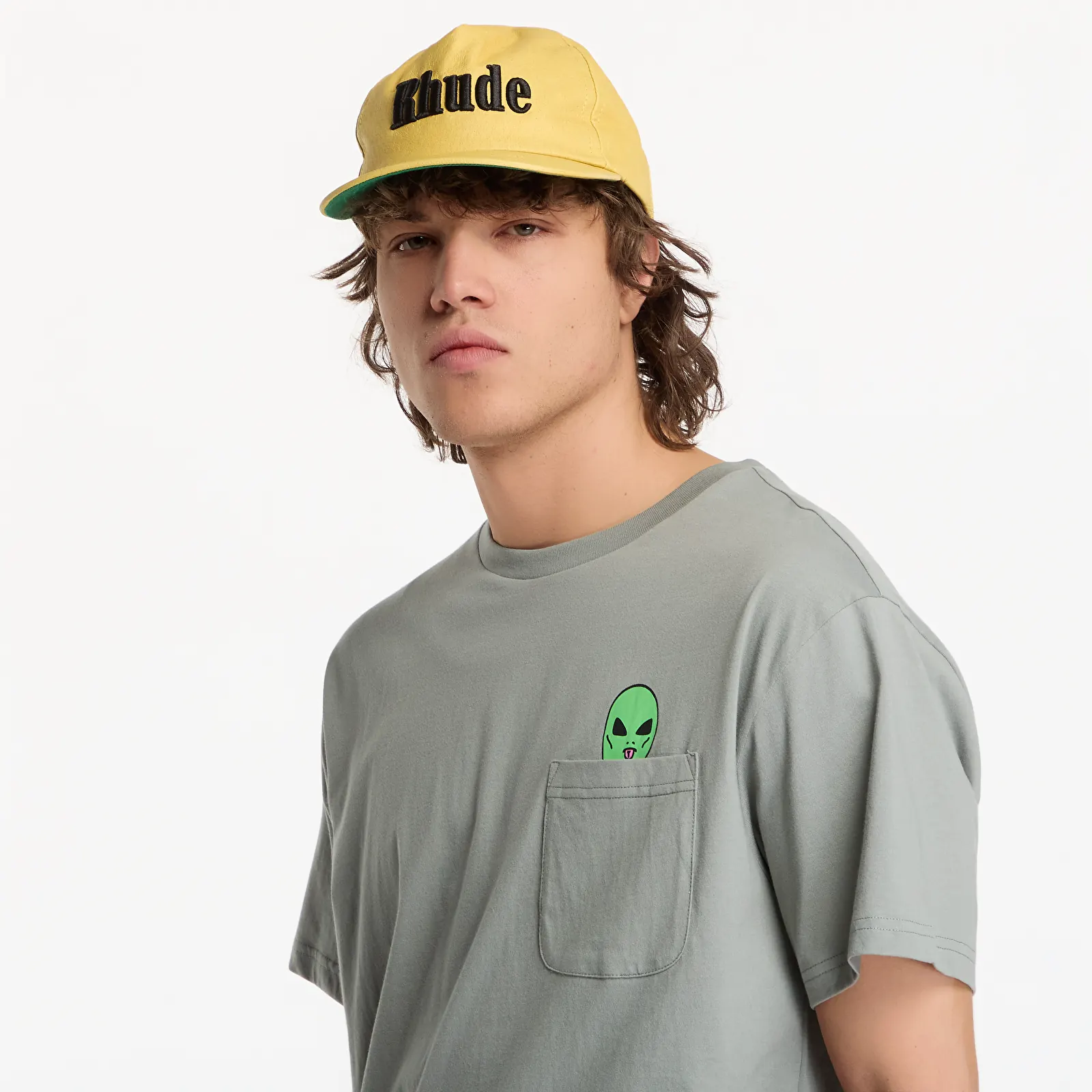 T-shirts RIPNDIP Lord Alien Pocket Tee Dusty Sage