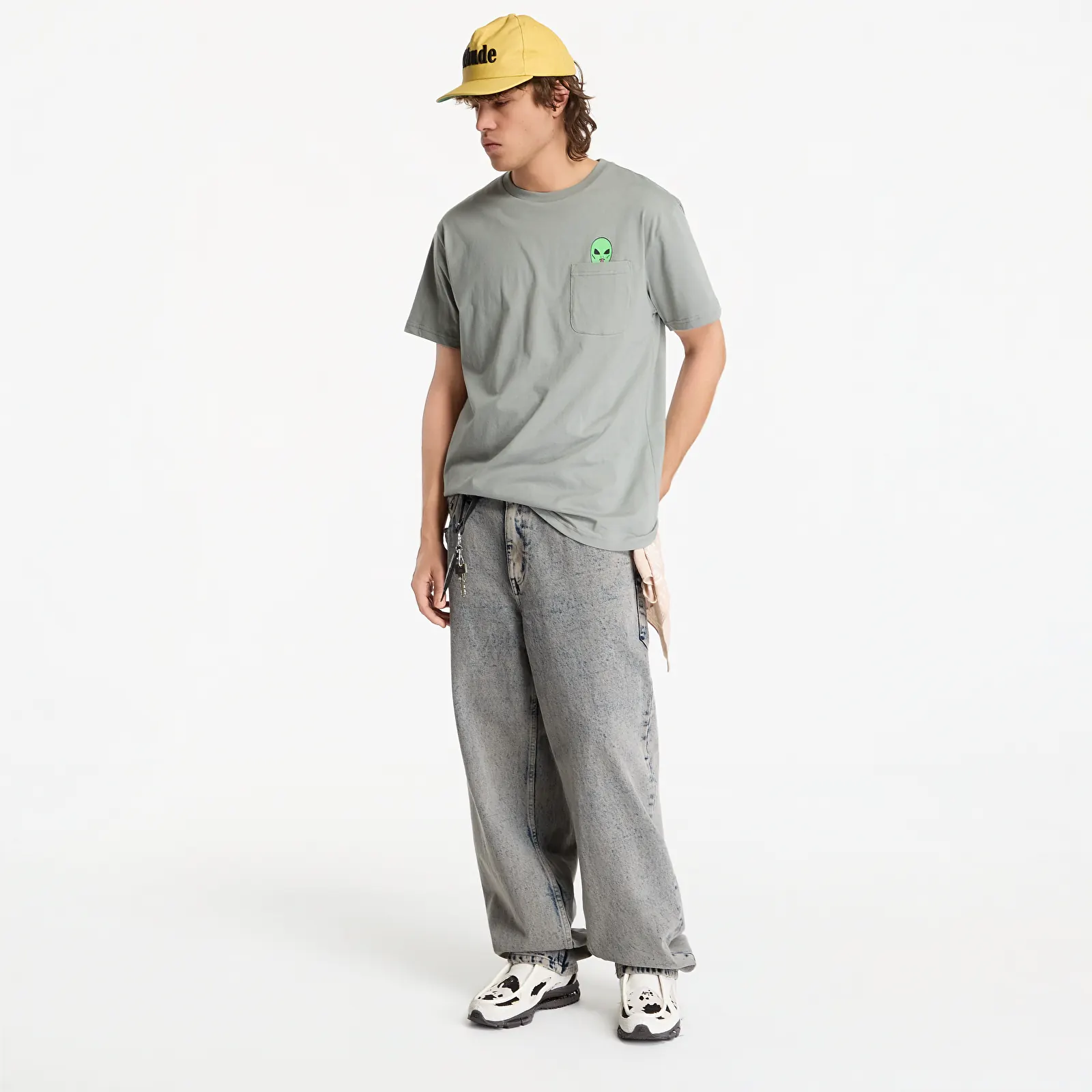 T-shirts RIPNDIP Lord Alien Pocket Tee Dusty Sage