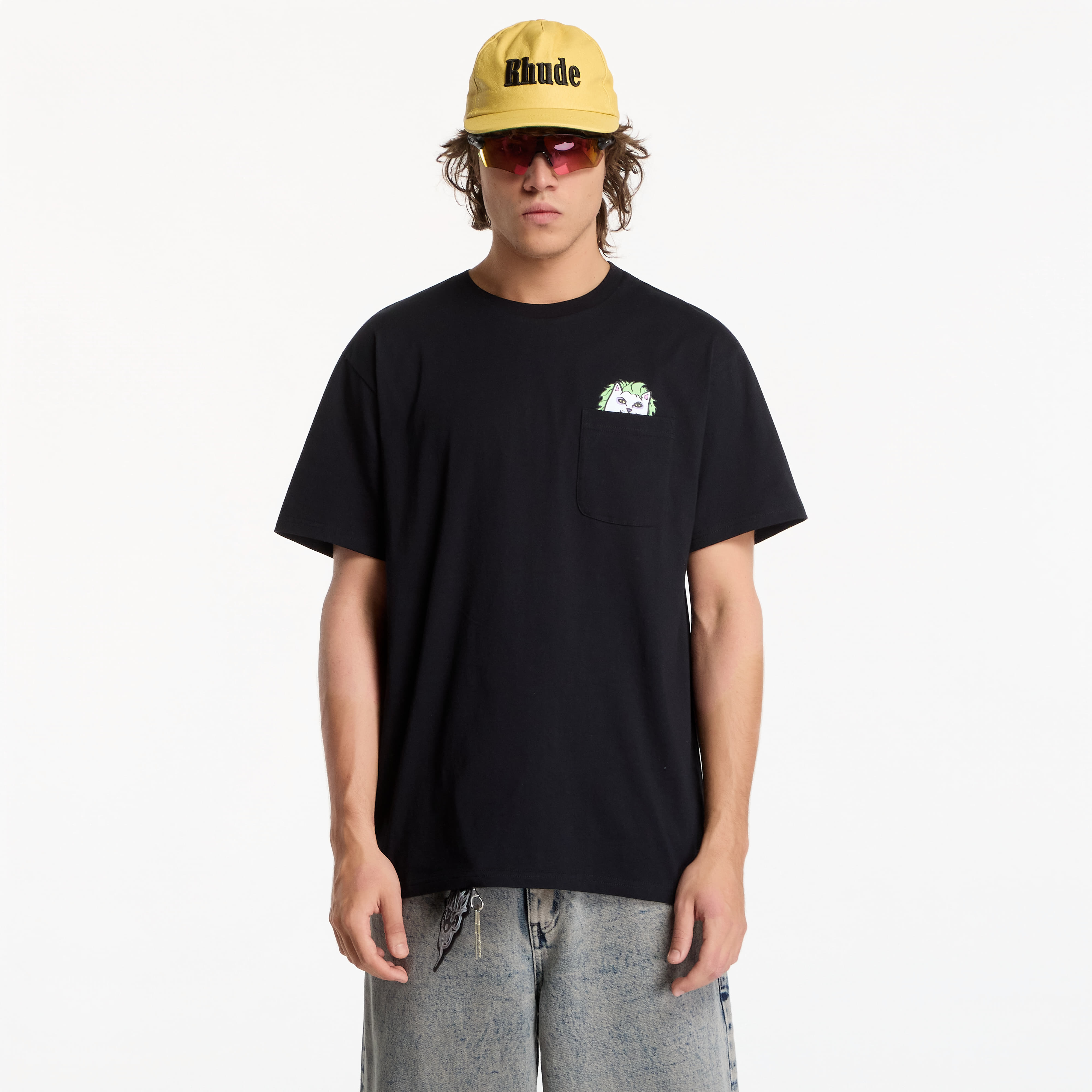 T-shirt RIPNDIP Bug Drank Nerm Pocket Tee Black M