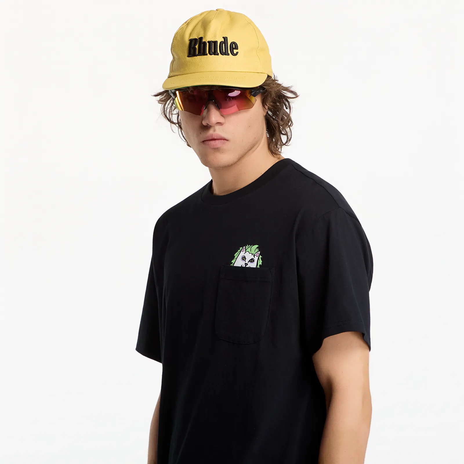 T-shirts RIPNDIP Bug Drank Nerm Pocket Tee Black