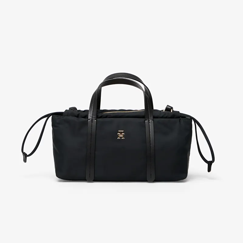 Handtasche Tommy Hilfiger Th Soft Nylon Crossover Black