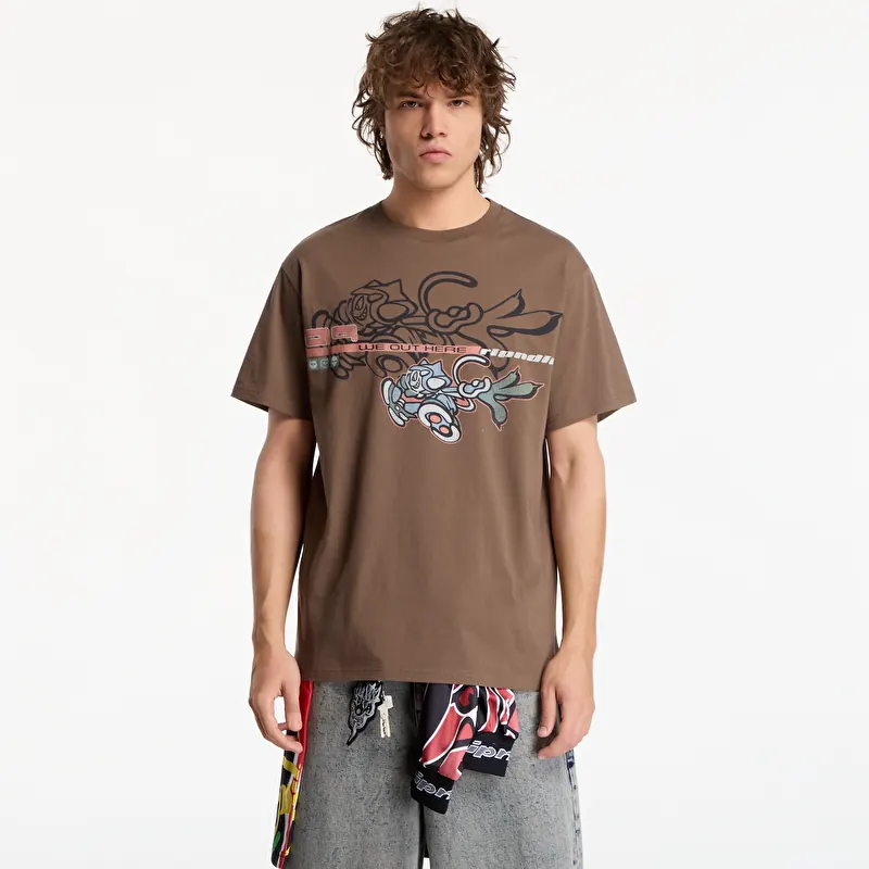 T-shirt RIPNDIP Cyclone Tee Dusty Brown