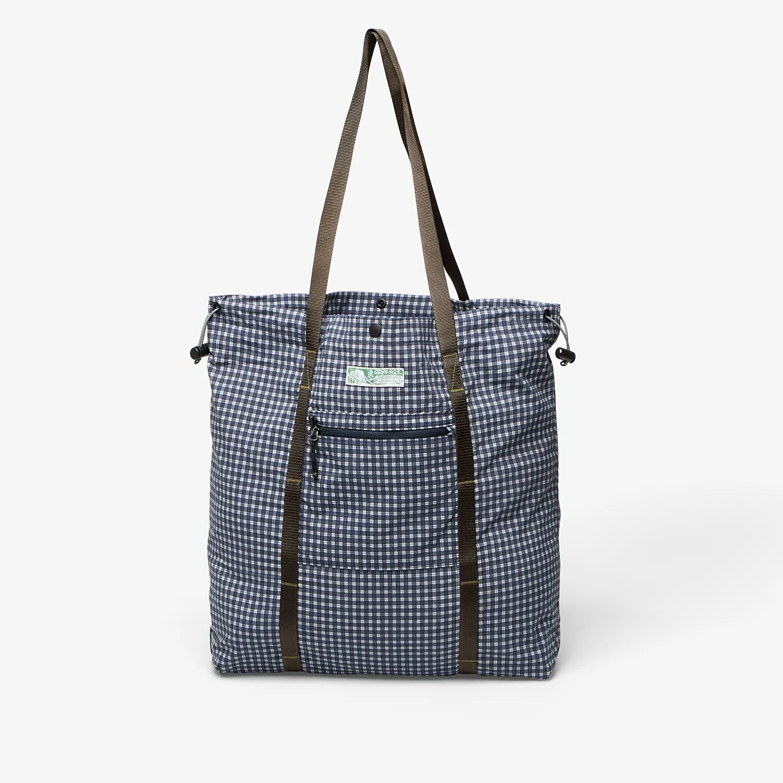 Tašky přes rameno Gramicci Utility Tote Bag Navy Check