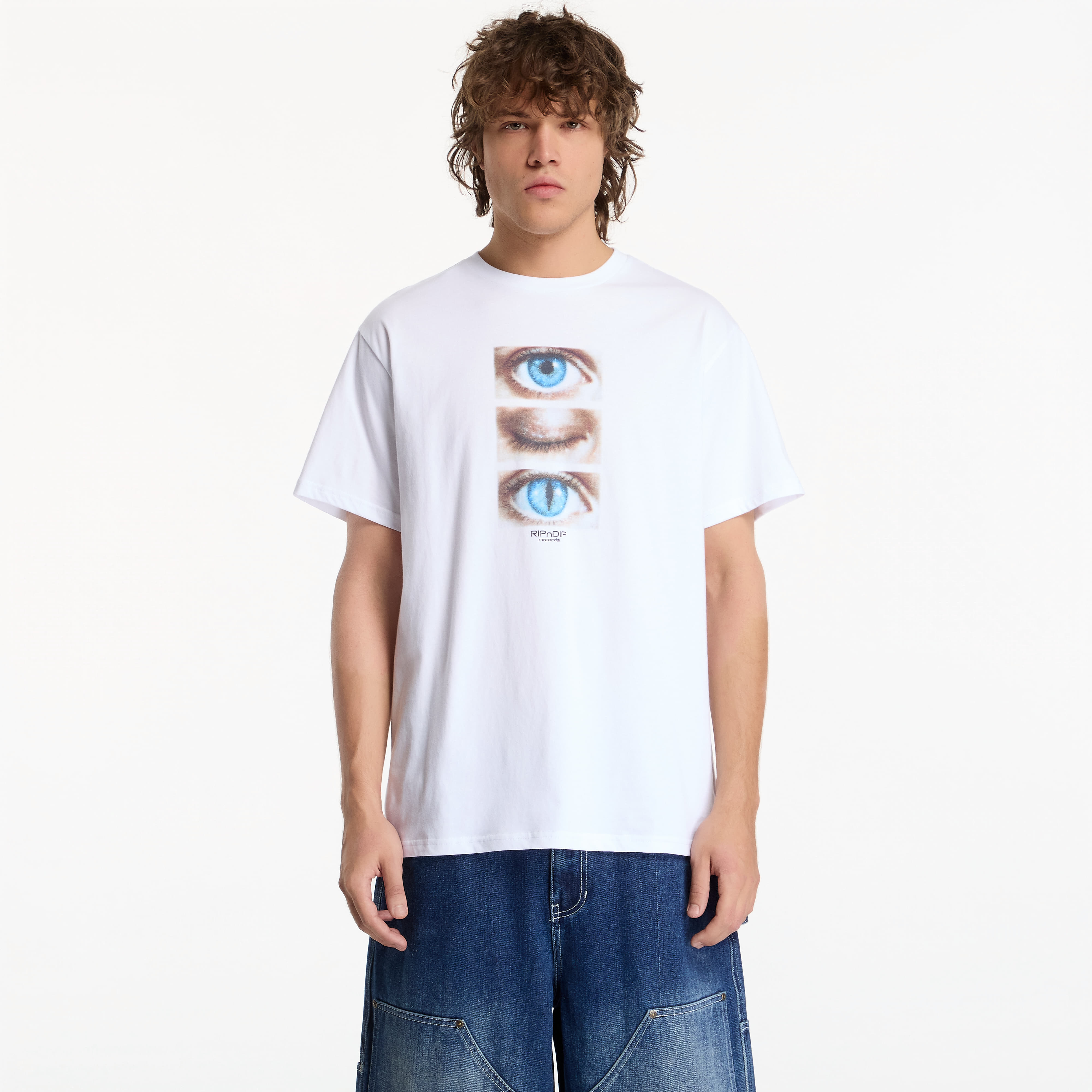 T-shirt RIPNDIP Eyes Opened Tee White XL