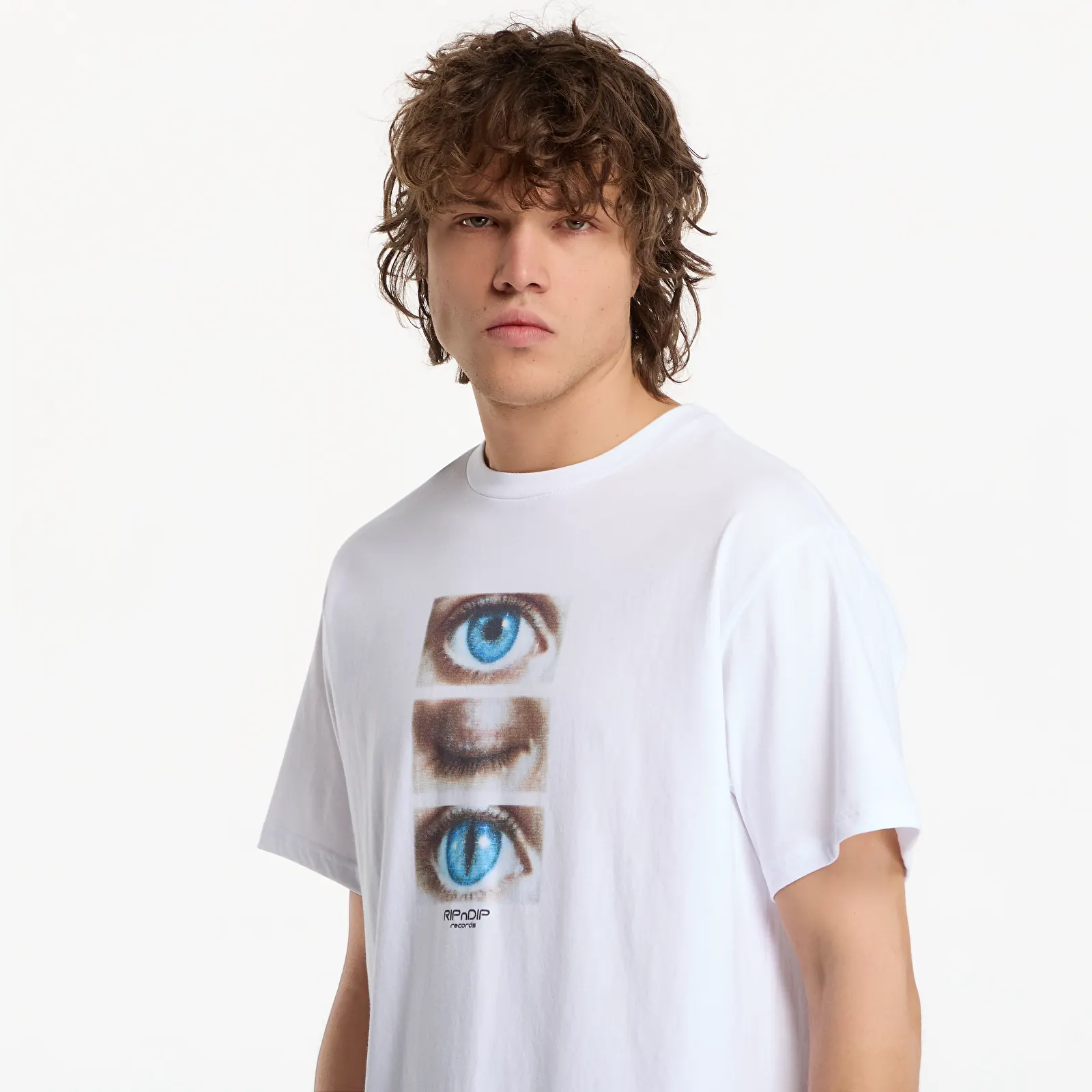 T-shirts RIPNDIP Eyes Opened Tee White