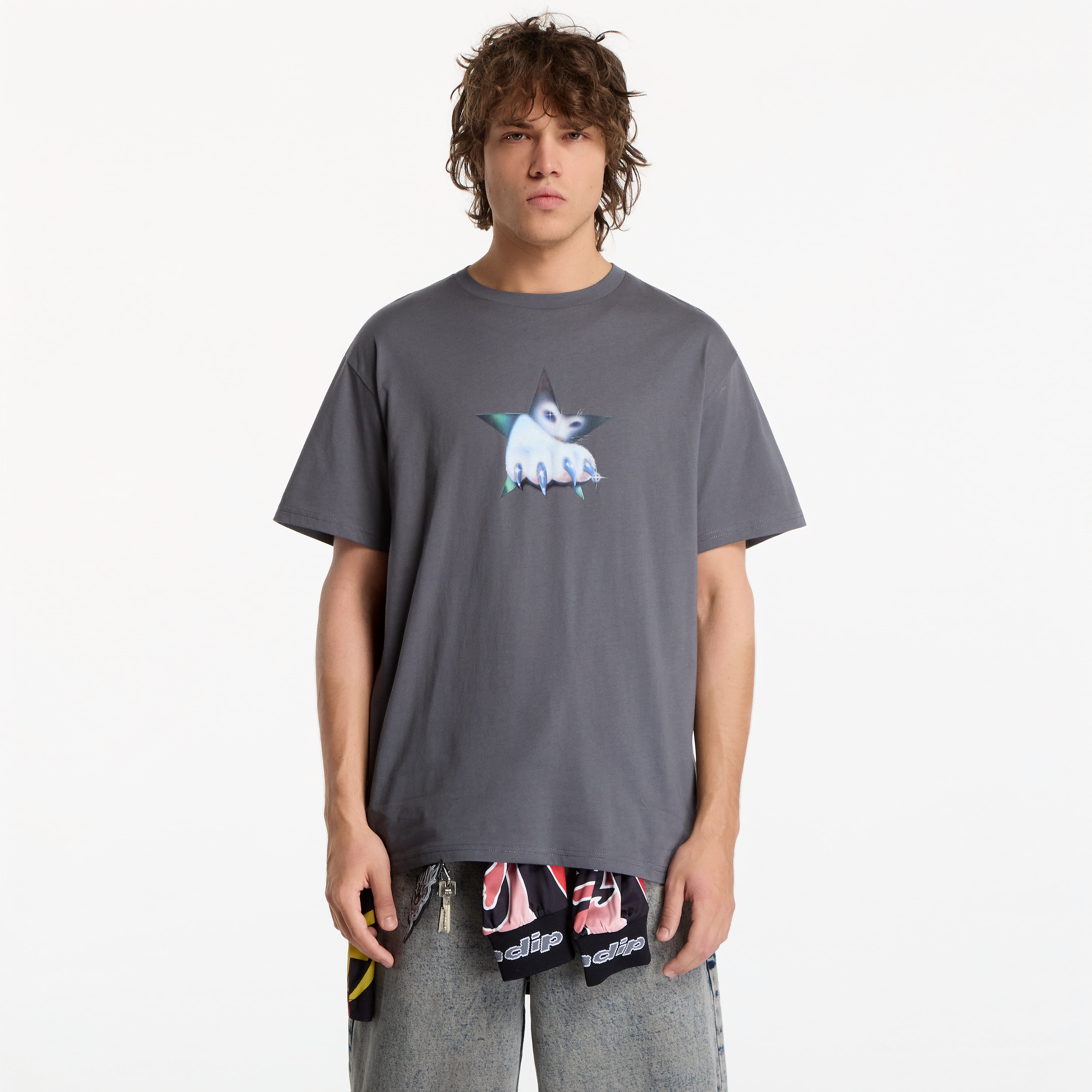 T-shirt RIPNDIP Nerm Claw Tee Charcoal XXL