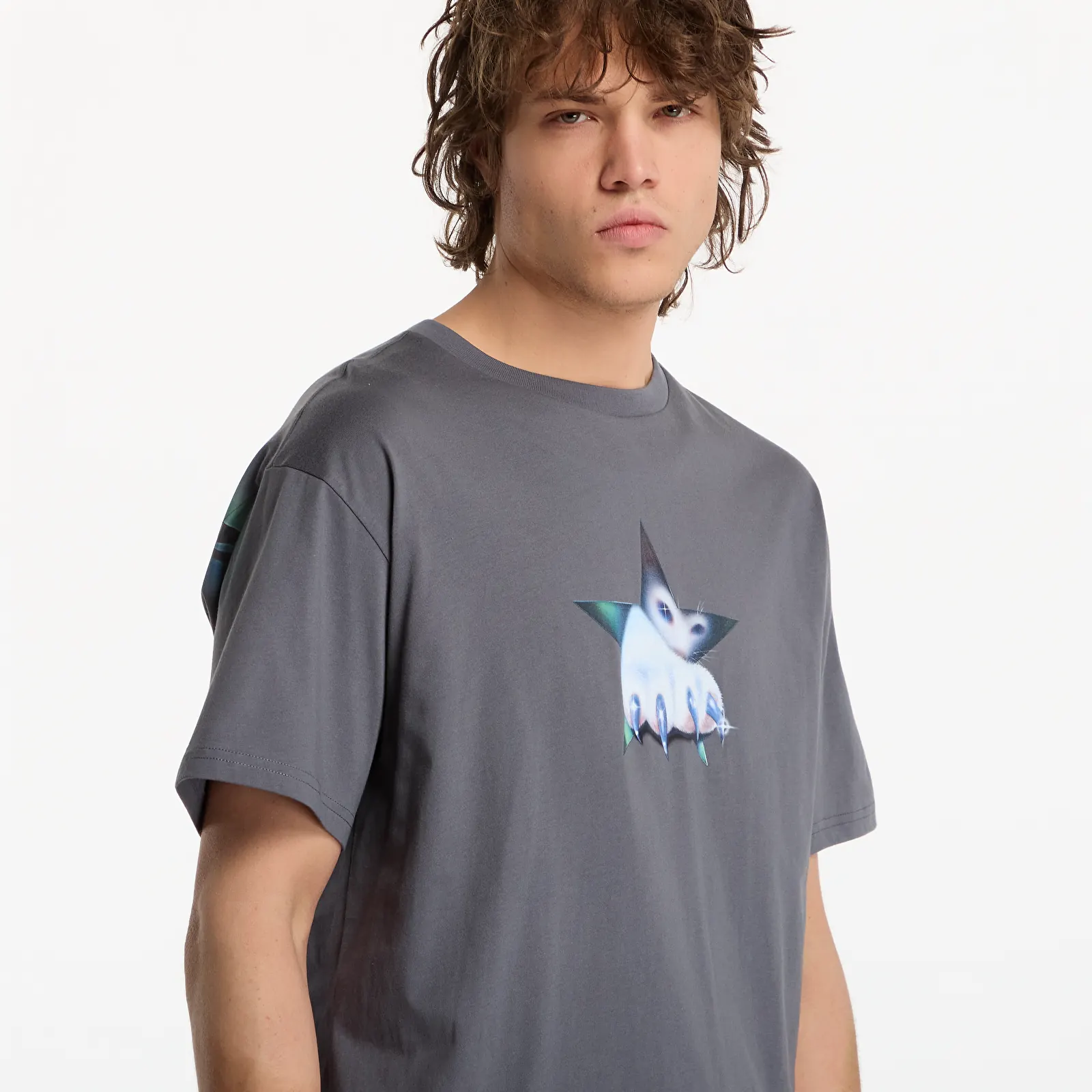 T-shirts RIPNDIP Nerm Claw Tee Charcoal