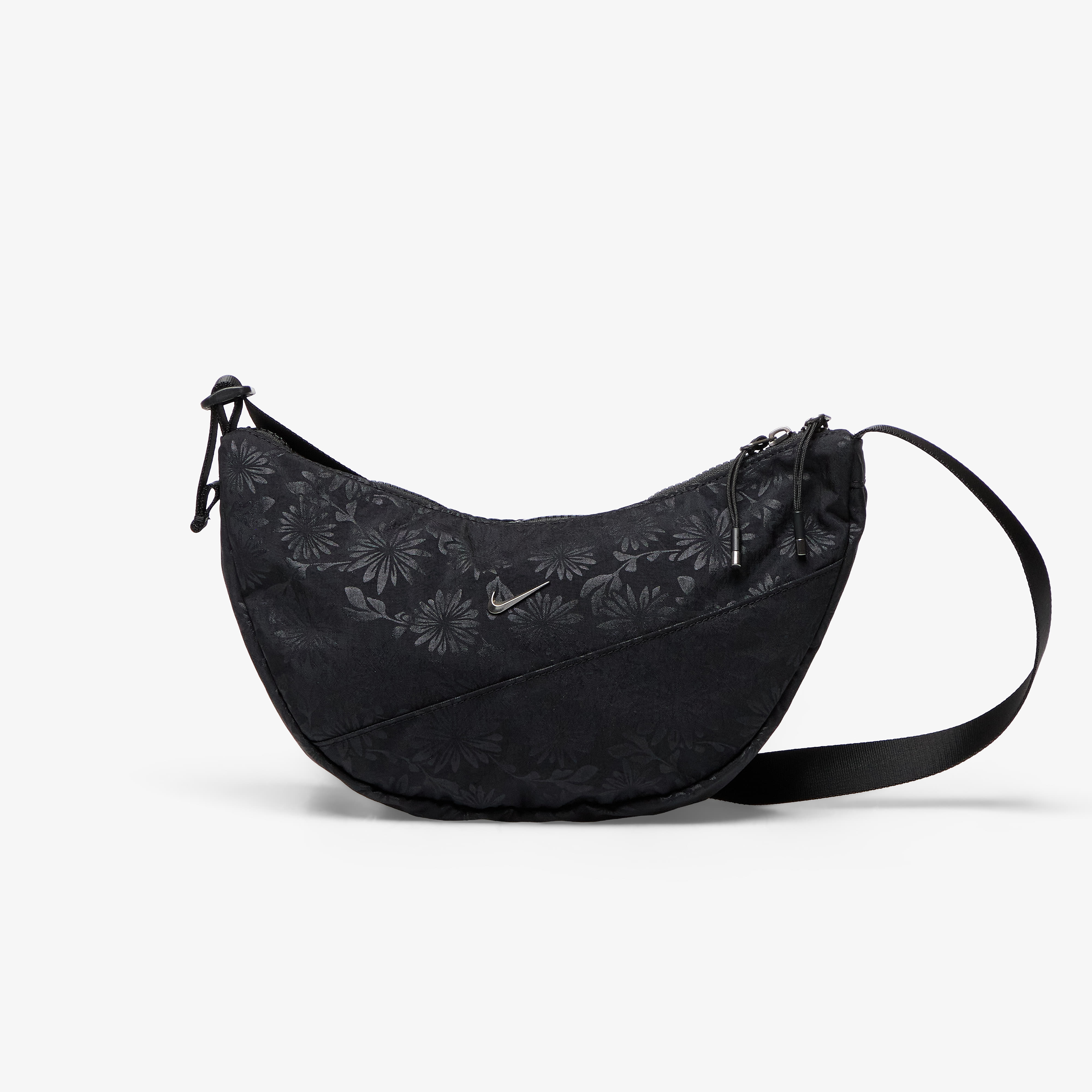 Bag Nike Aura Floral Crescent Crossbody Bag (4L) Black/ Black/ Gunmetal 4 l
