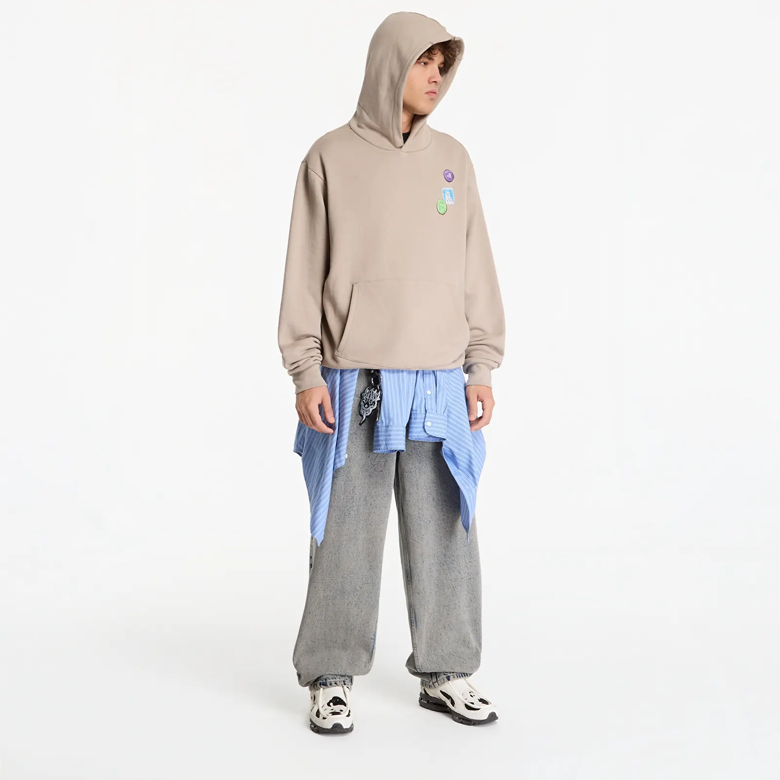 Hoodies en truien RIPNDIP Vitamins Hoodie Sand