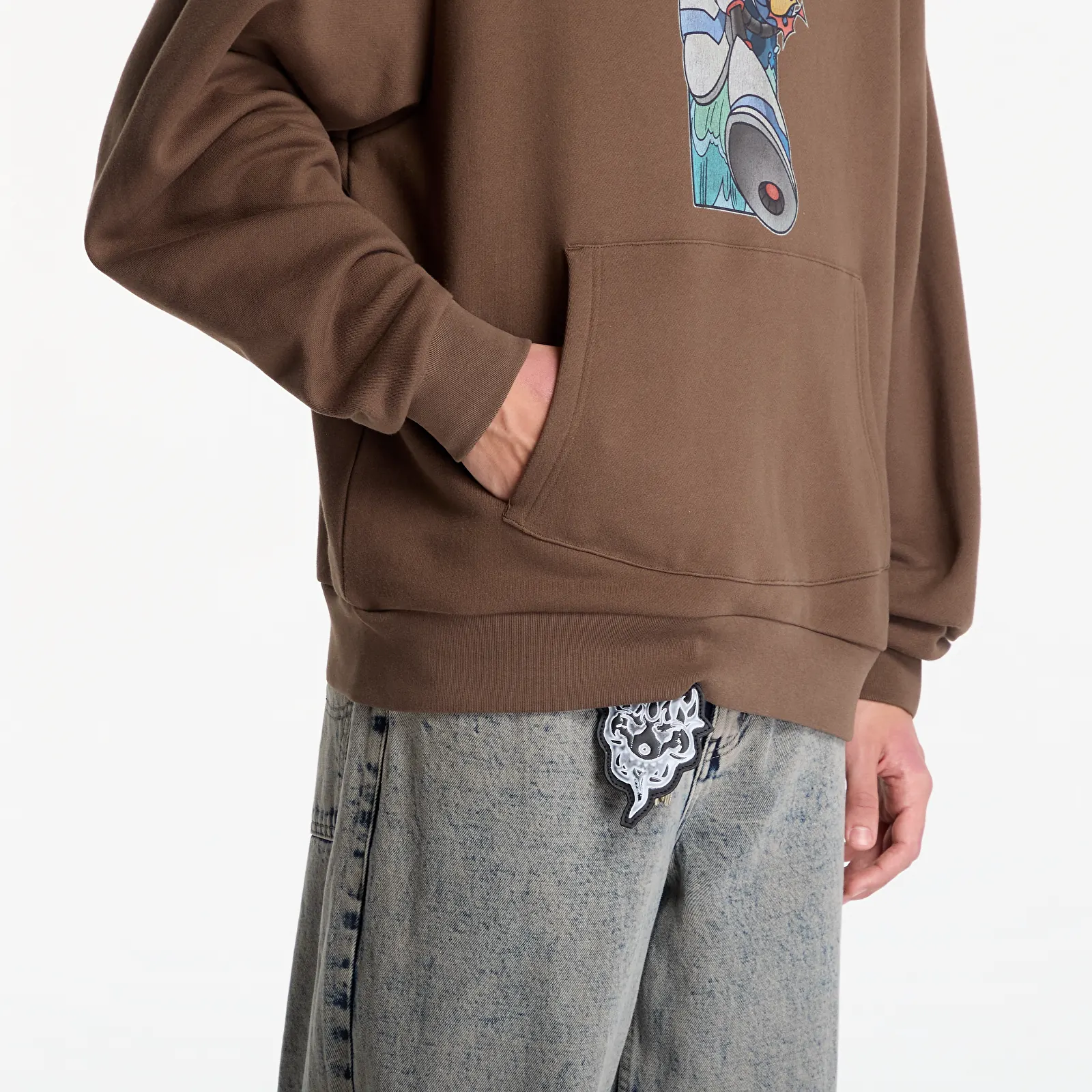 Bluzy RIPNDIP Rokkunerm Hoodie Dusty Brown