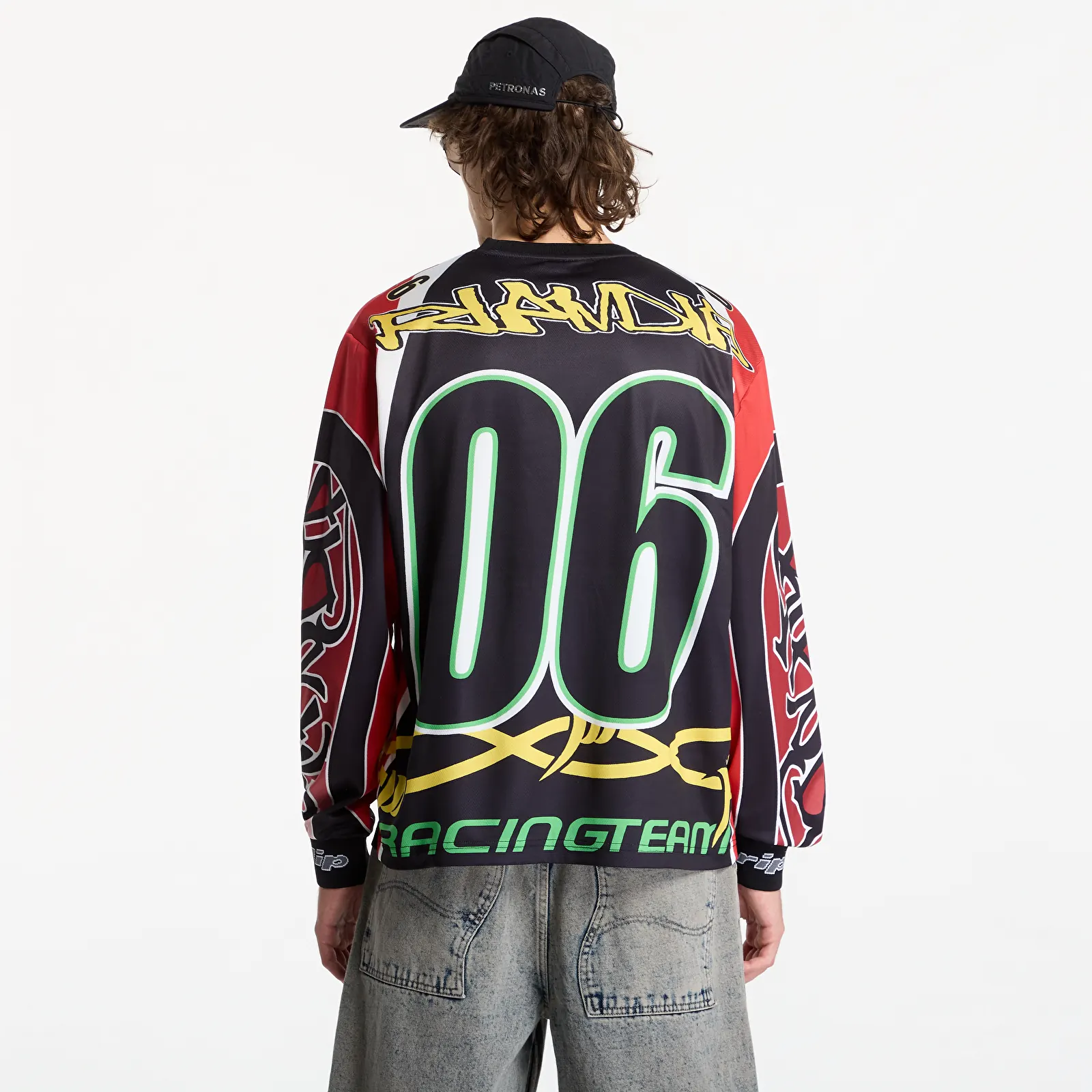 Maillots RIPNDIP All-Star Long Sleeve Jersey Red/ Black