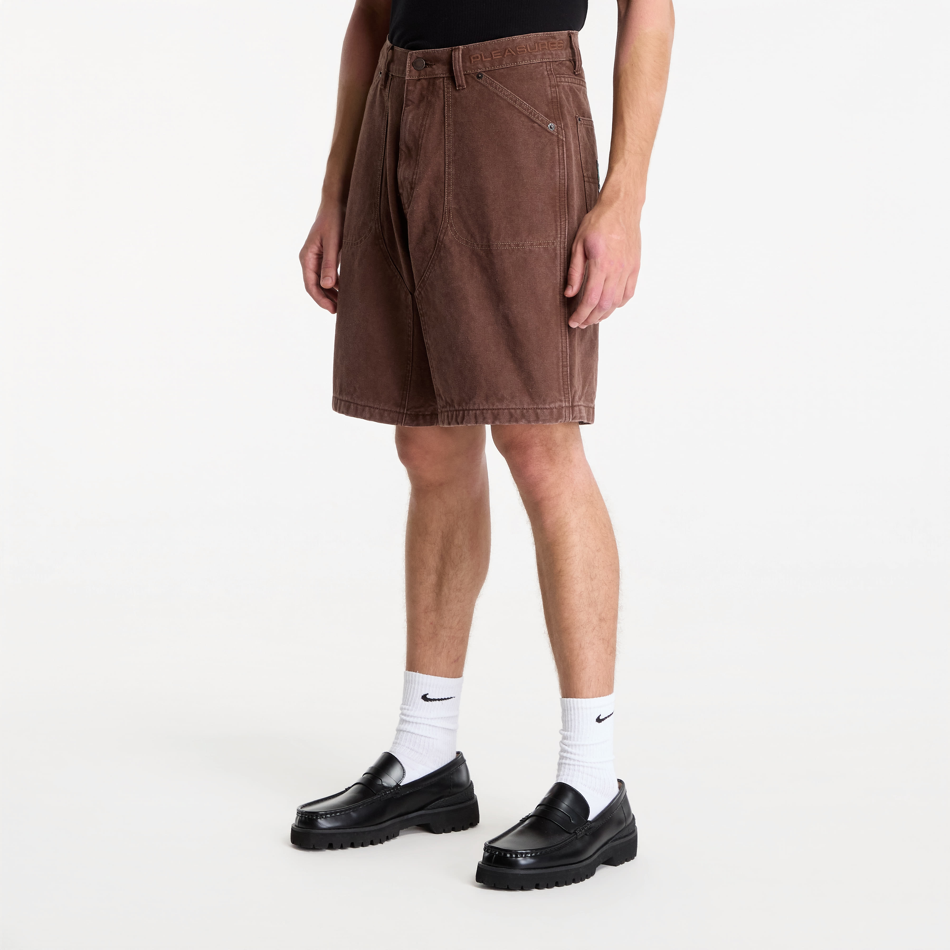 Shorts PLEASURES Ultra Work Shorts Brown 30