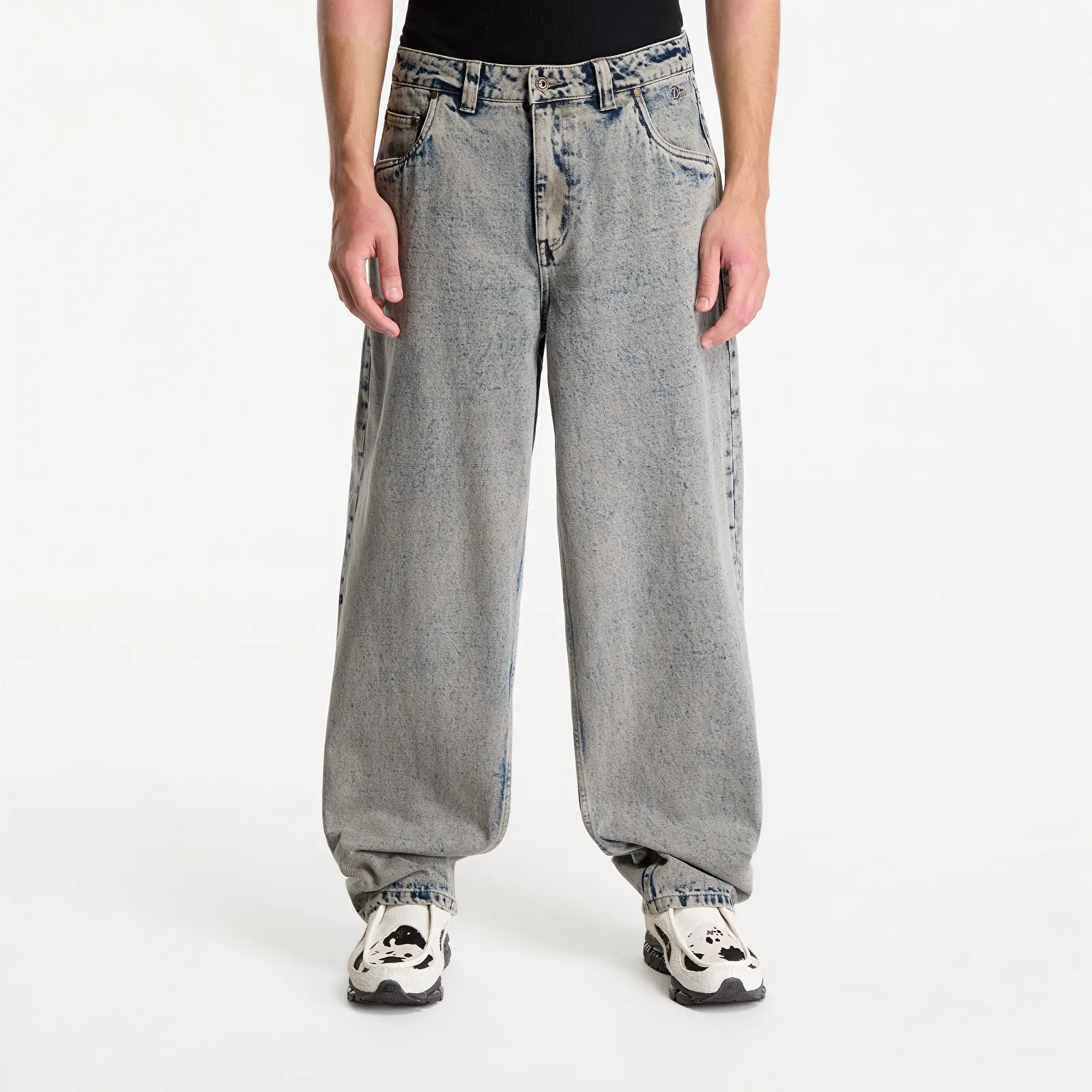 Jeans Dime Baggy Denim Pants Overdyed Taupe