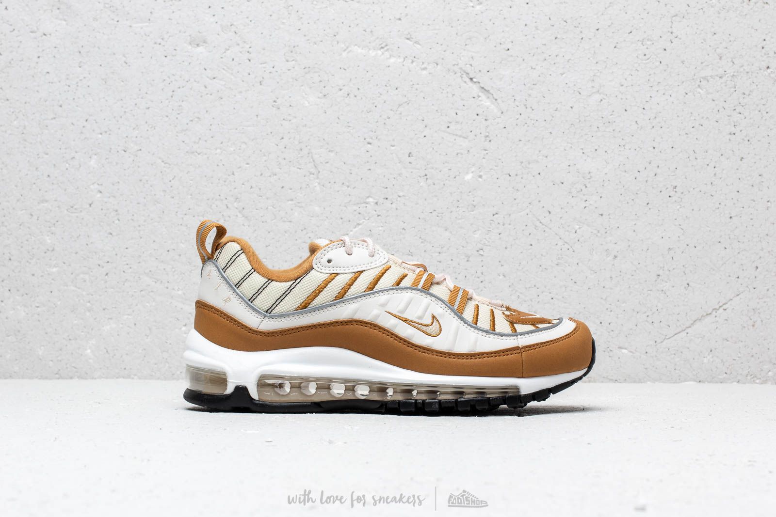 Nike air max 98 white silver gold clearance