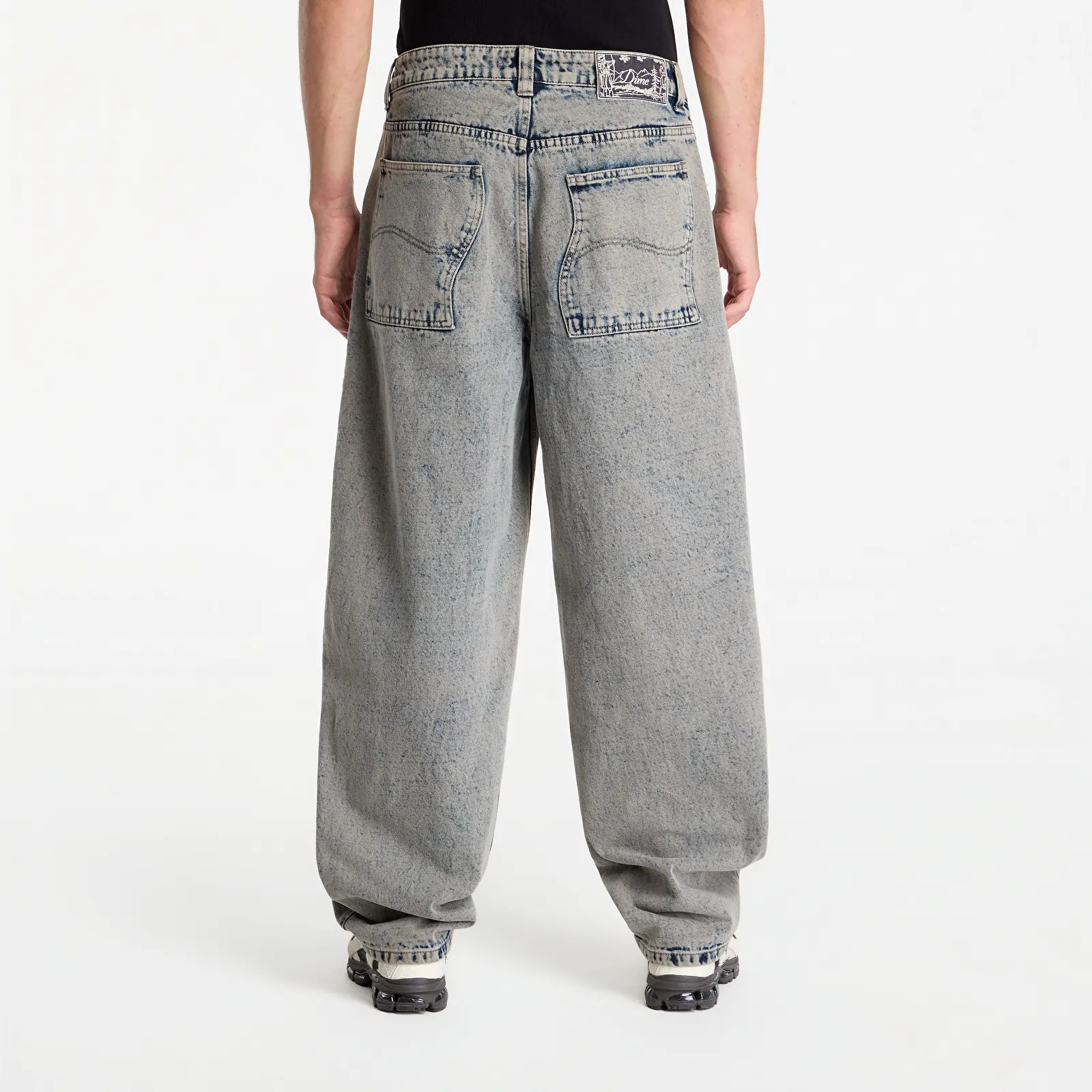 Jeans Dime Baggy Denim Pants Overdyed Taupe