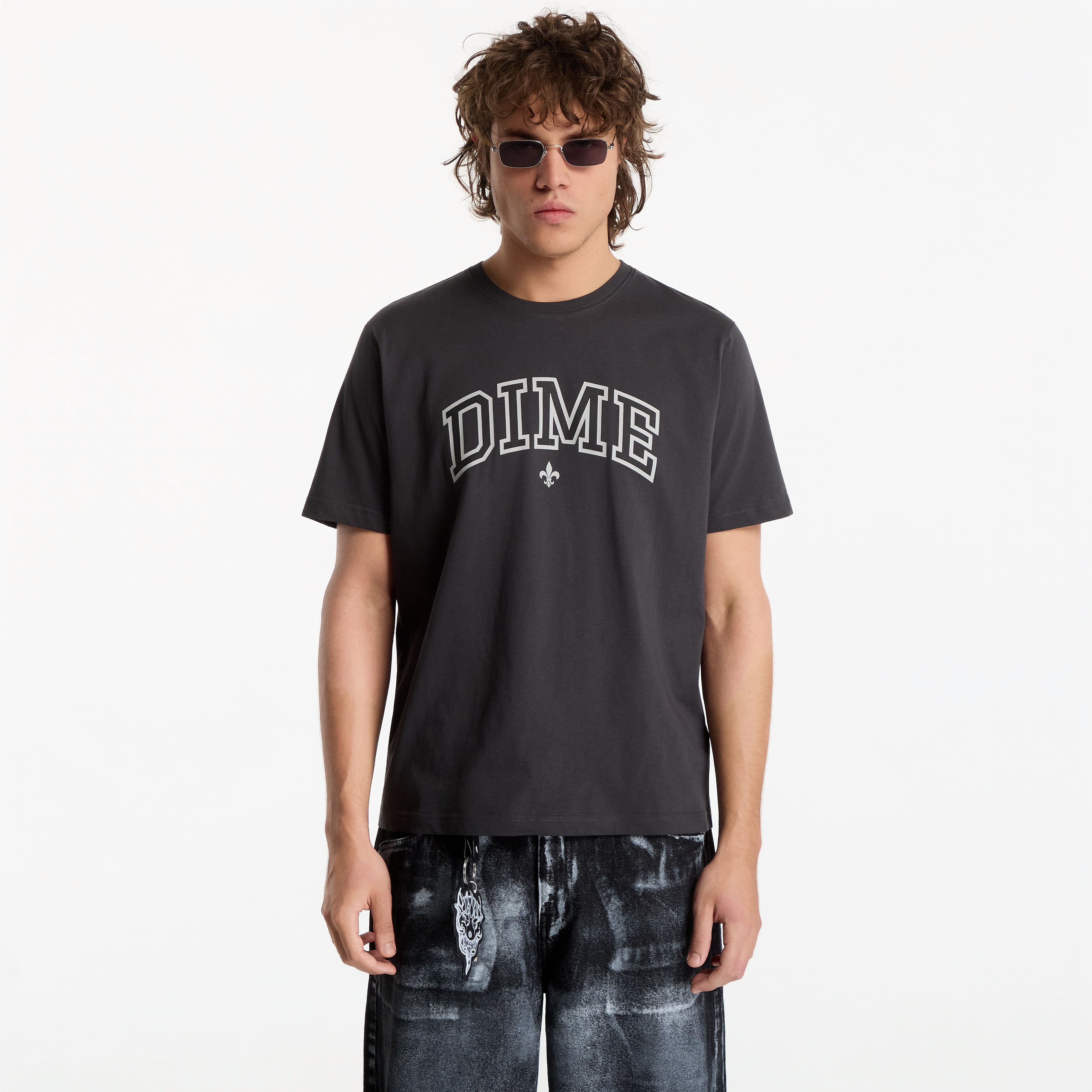 T-shirt Dime Varsity T-Shirt UNISEX Pirate Black M