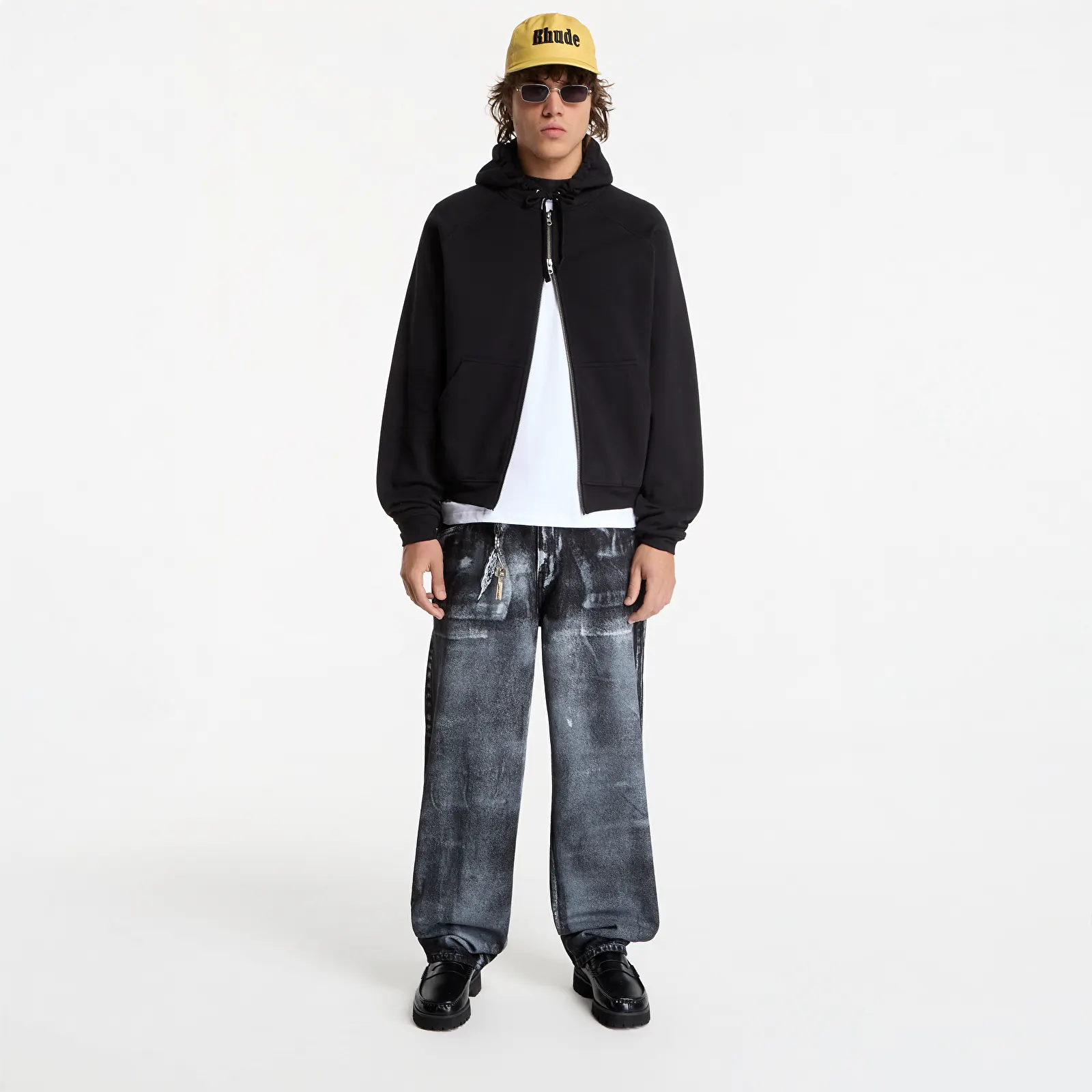 Džemperiai su gobtuvais ir džemperiai Dime Spinal Zip Hoodie UNISEX Black