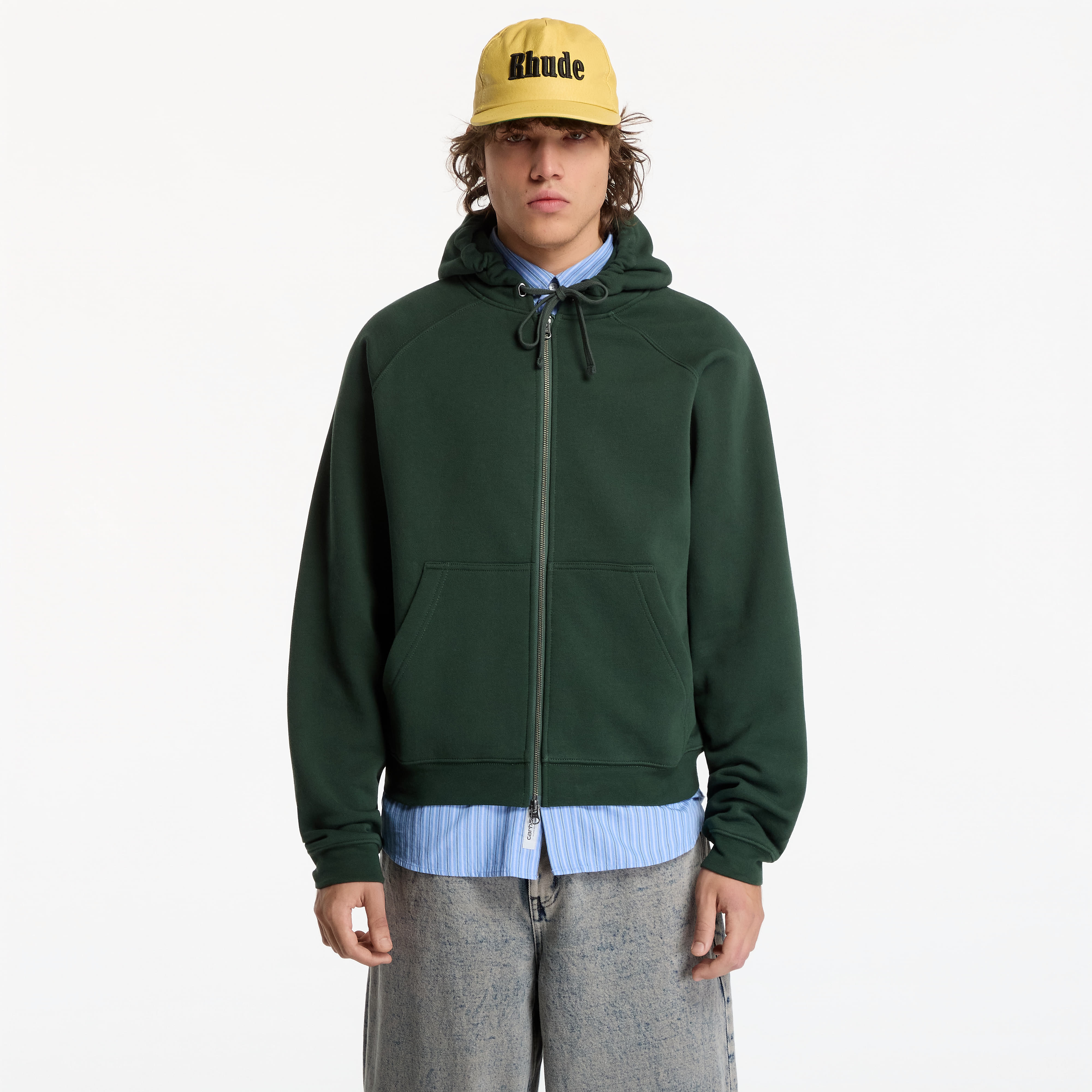 Sweatshirt Dime Spinal Zip Hoodie UNISEX Mountain Green S
