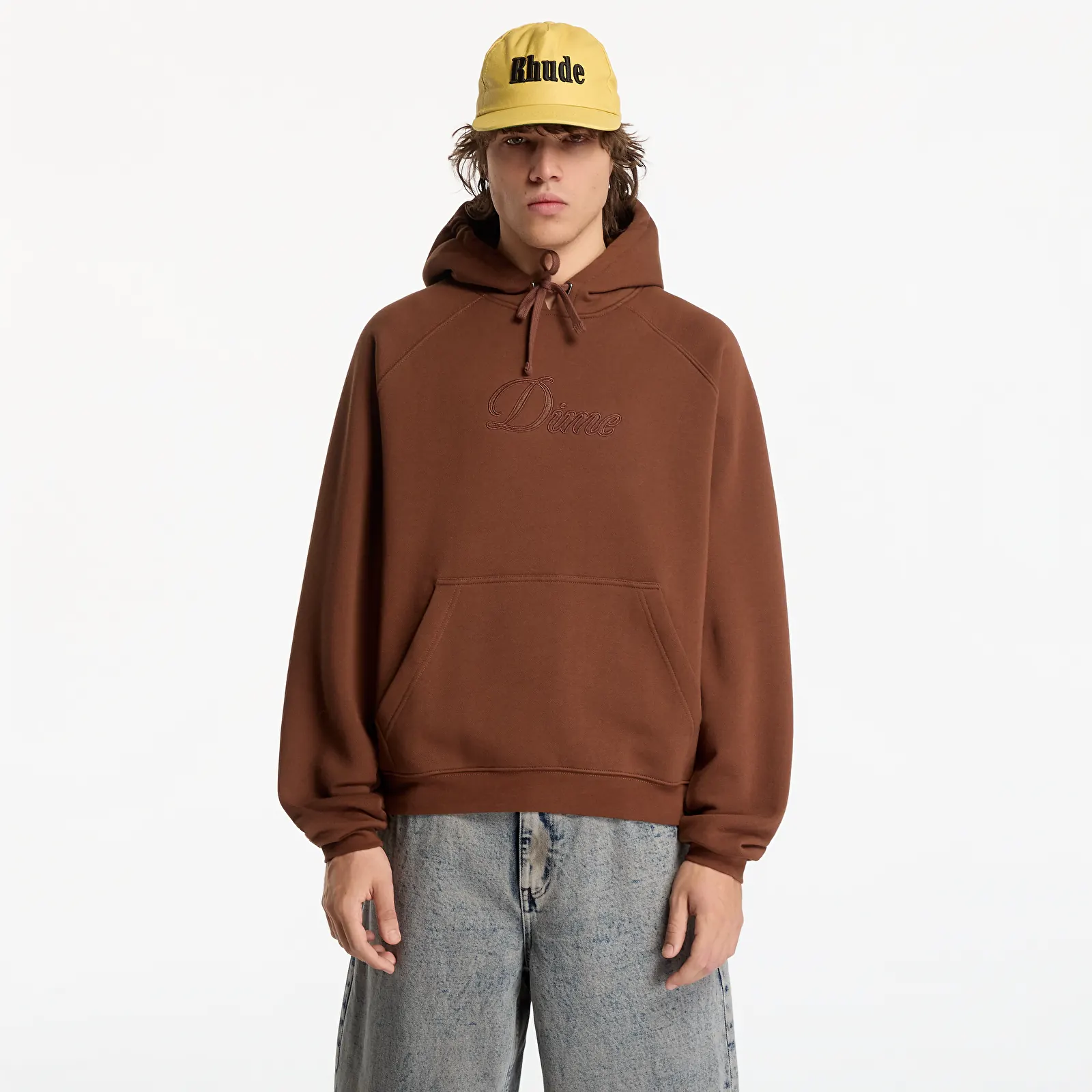 Kapucnis pulóverek és pulcsik Dime Cursive Logo Hoodie UNISEX Americano