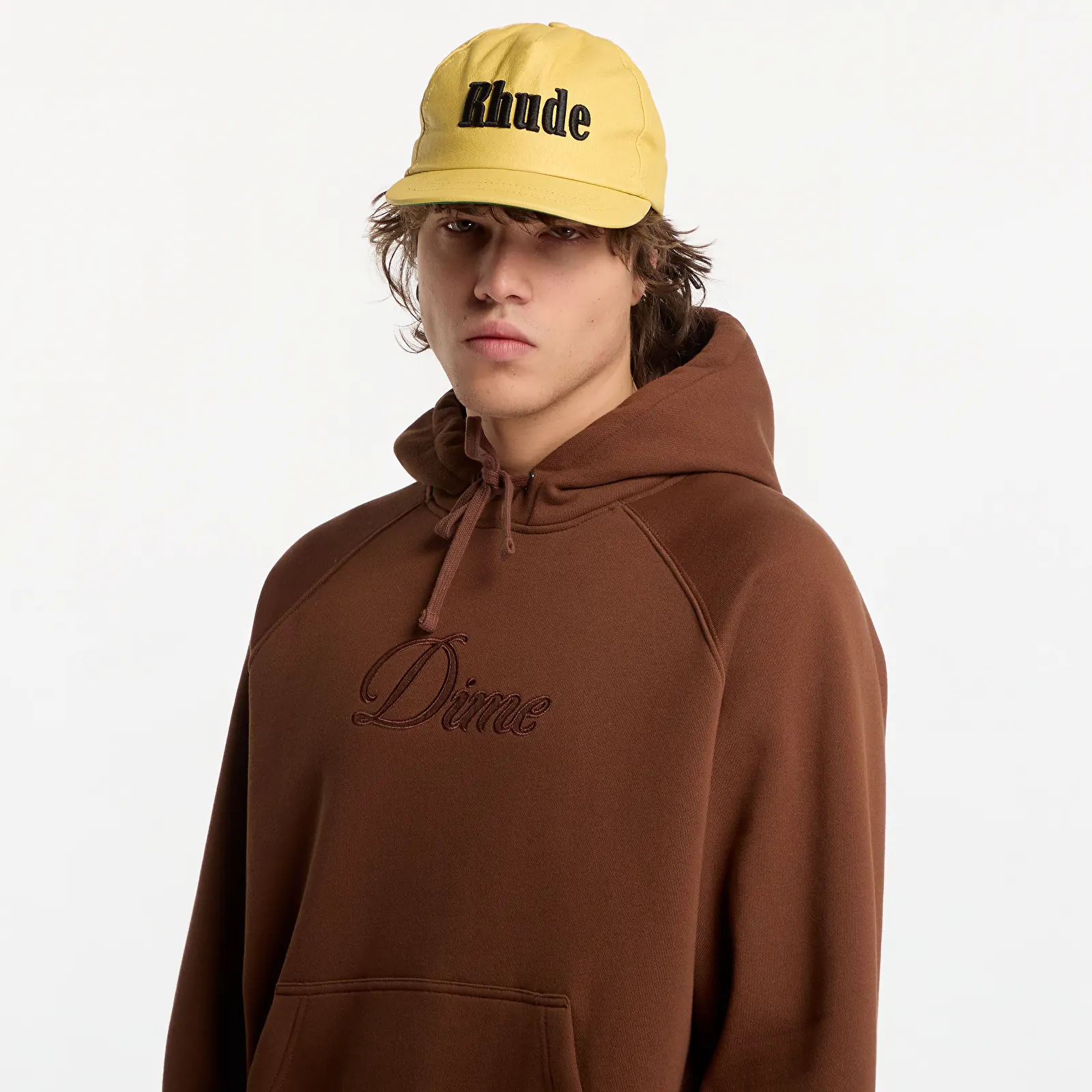 Kapucnis pulóverek és pulcsik Dime Cursive Logo Hoodie UNISEX Americano