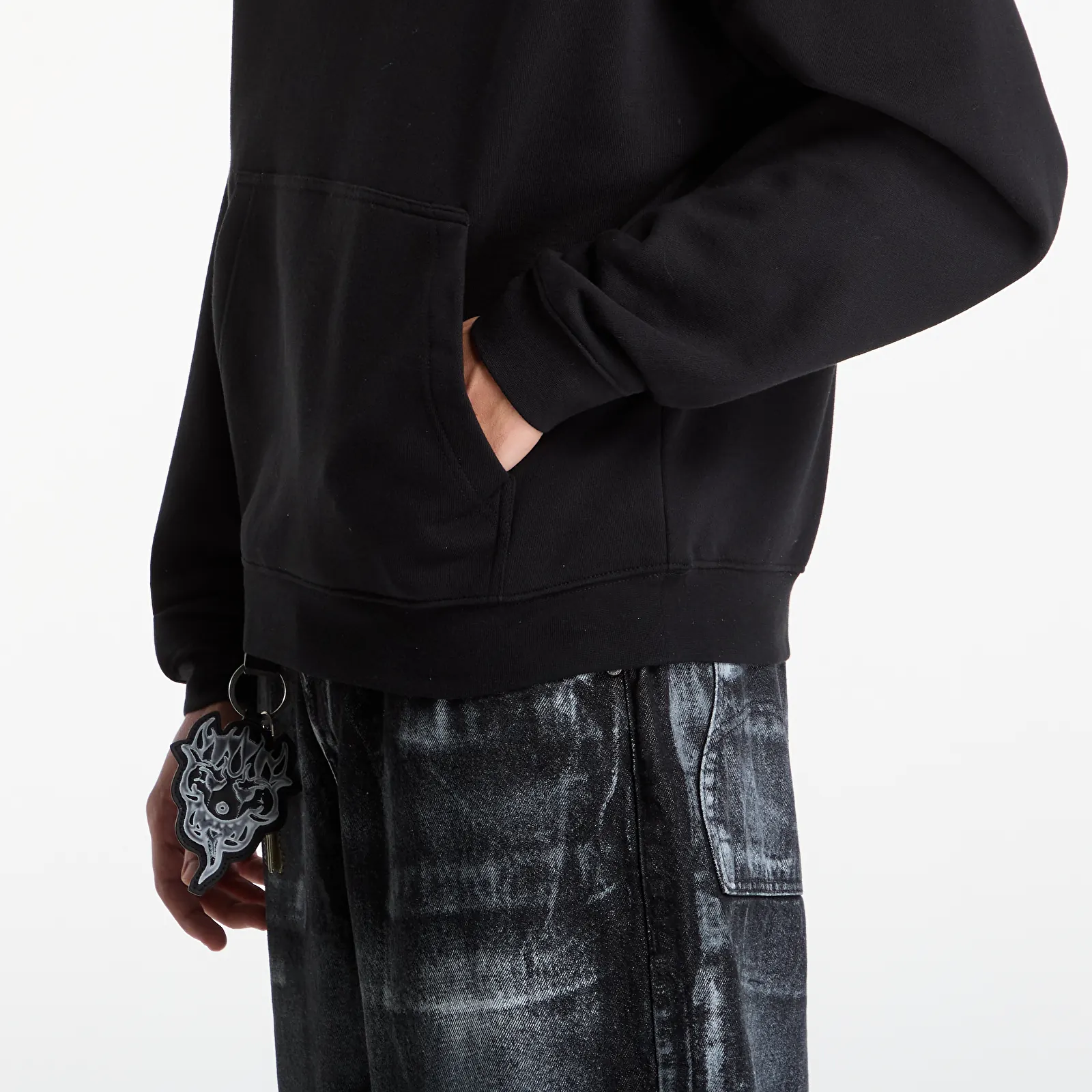 Mikiny Dime Cursive Logo Hoodie UNISEX Black