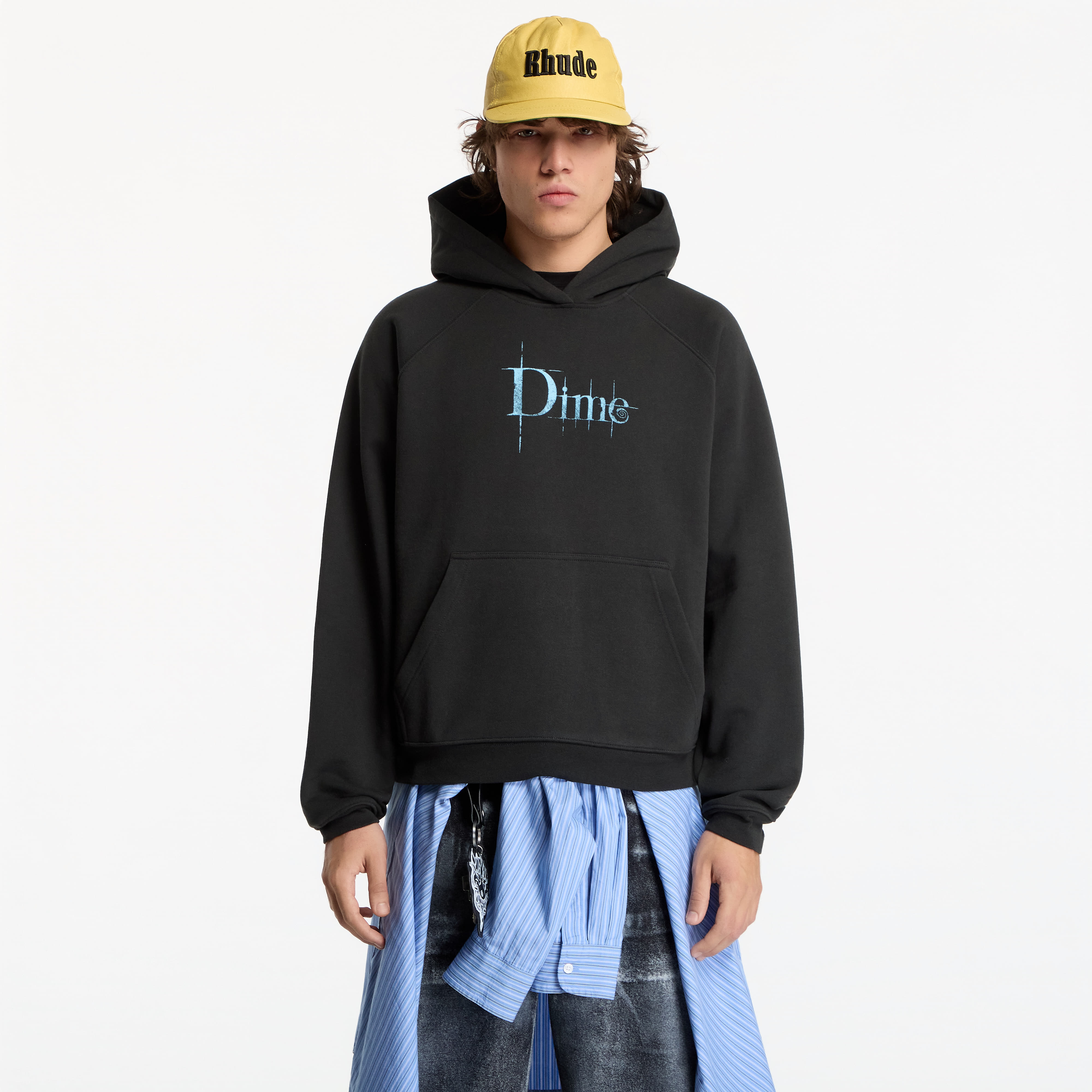 DIME Sweatshirt Dime Classic Bella Hoodie UNISEX Pirate Black XL