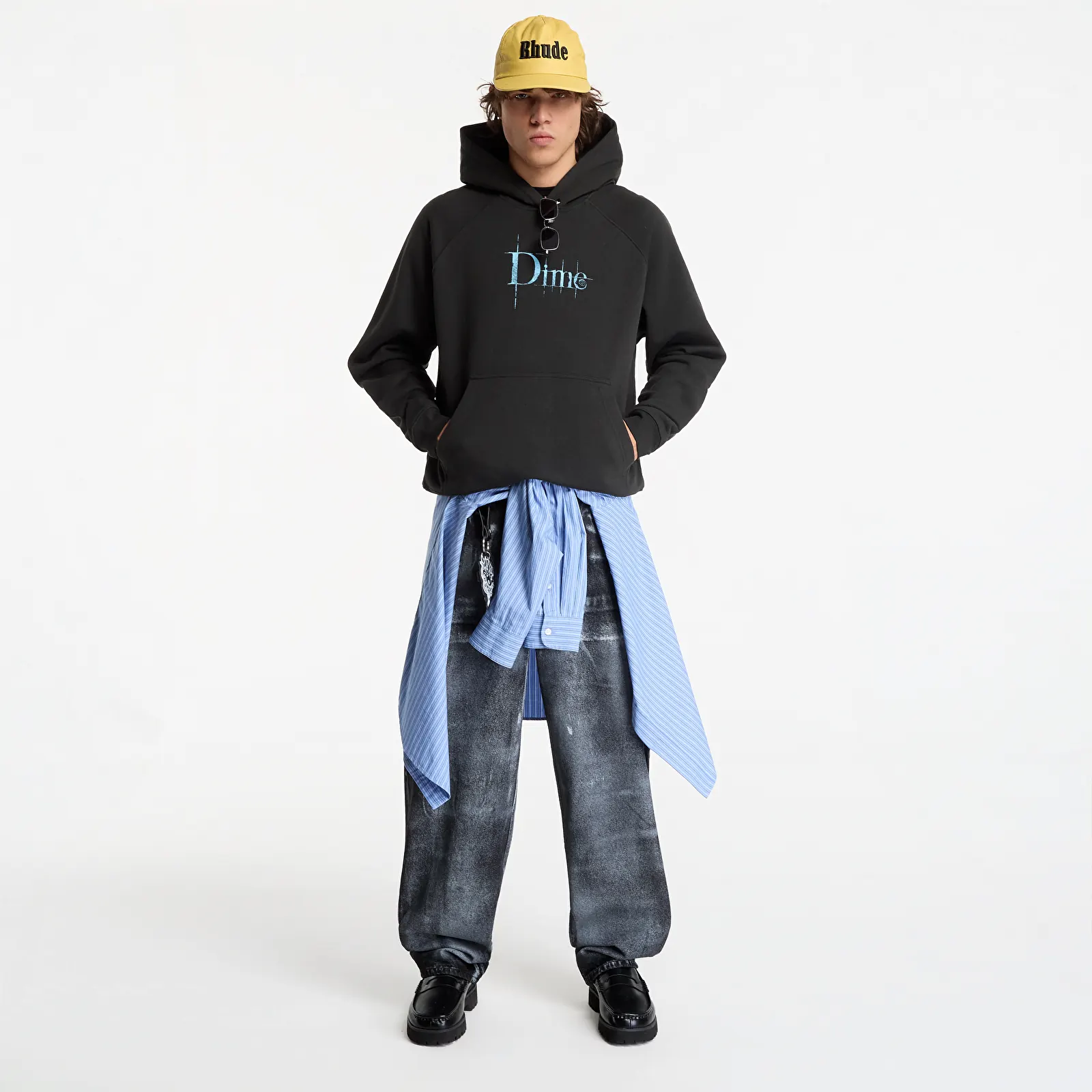 Регланы и толстовки Dime Classic Bella Hoodie UNISEX Pirate Black