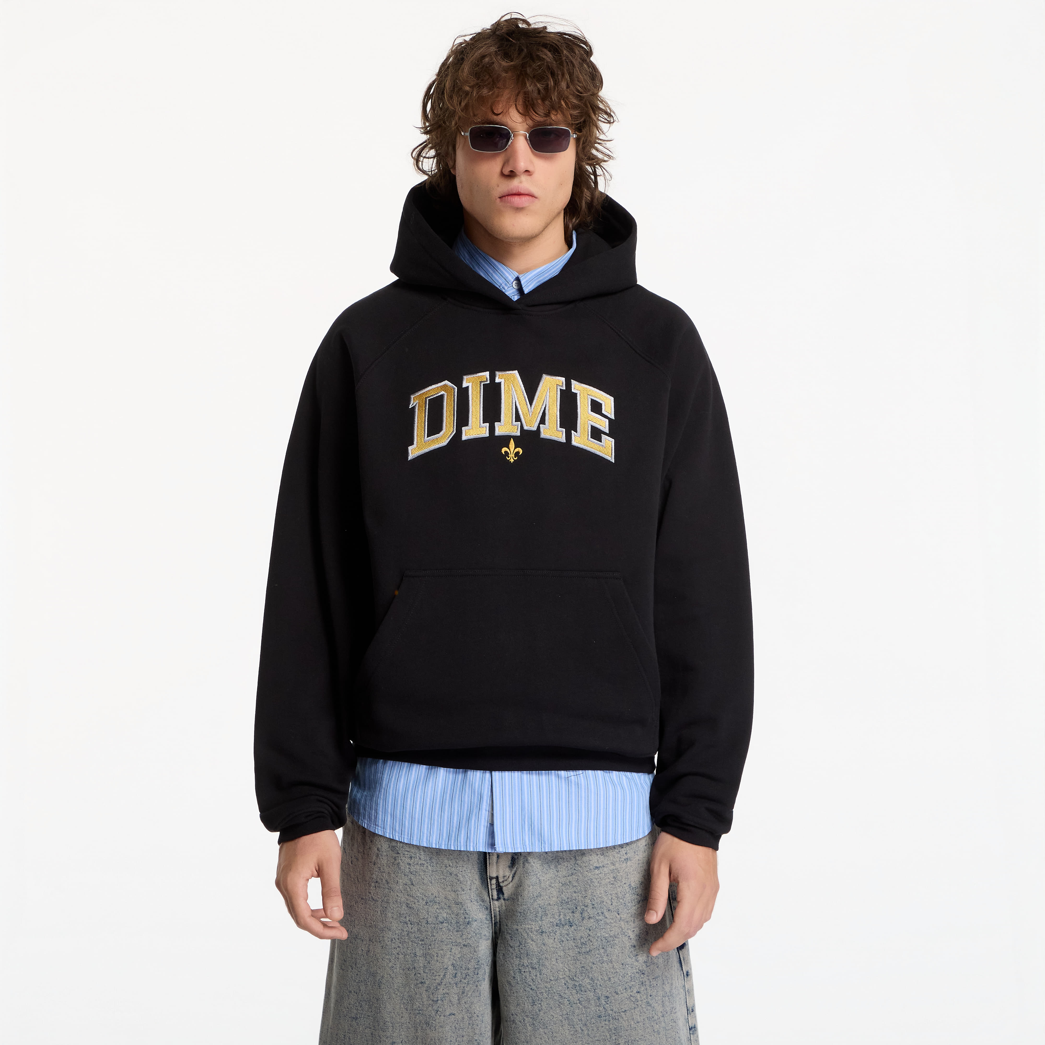 DIME Sweatshirt Dime Varsity Hoodie UNISEX Black M