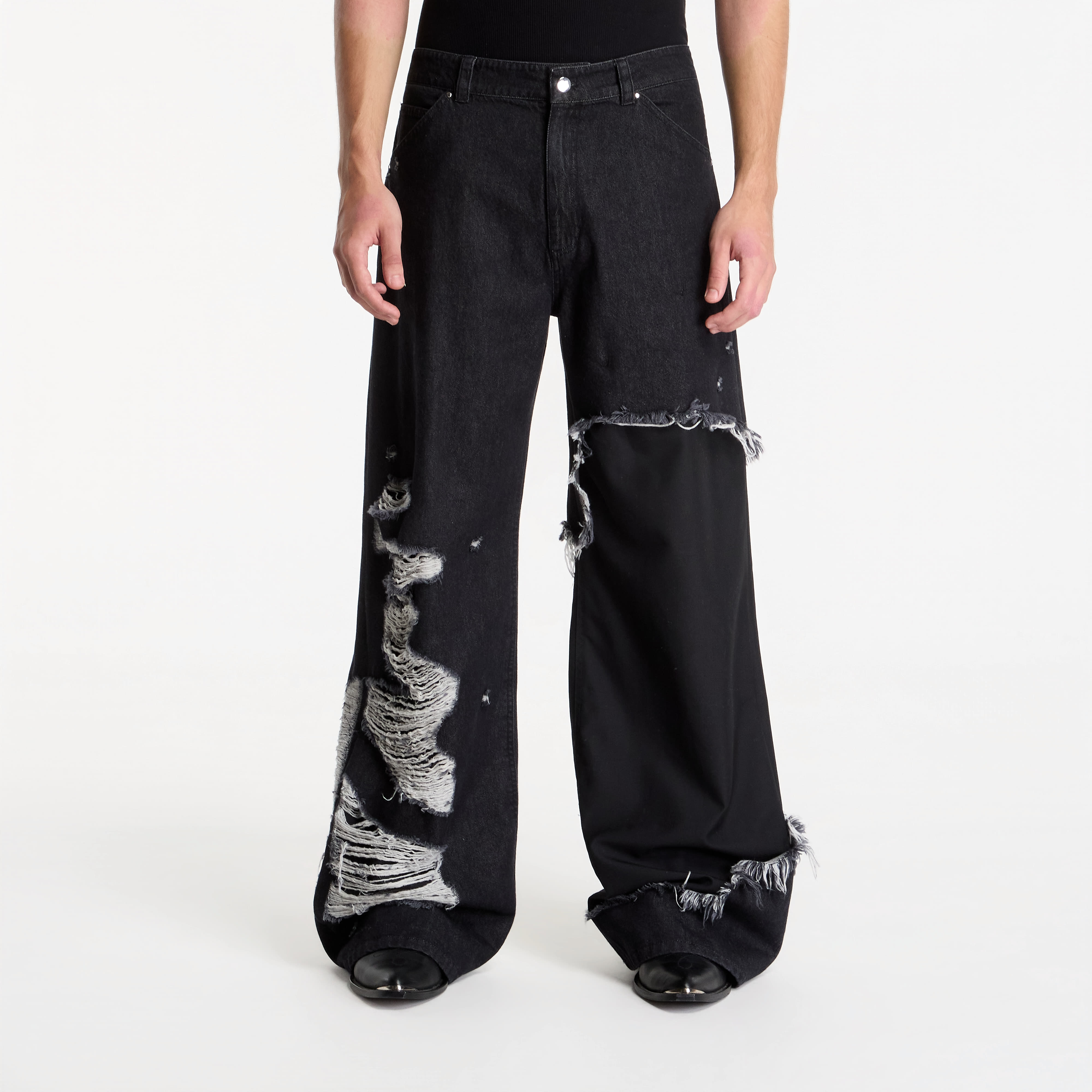 Pants Heliot Emil Aphex Denim Dark Grey 48