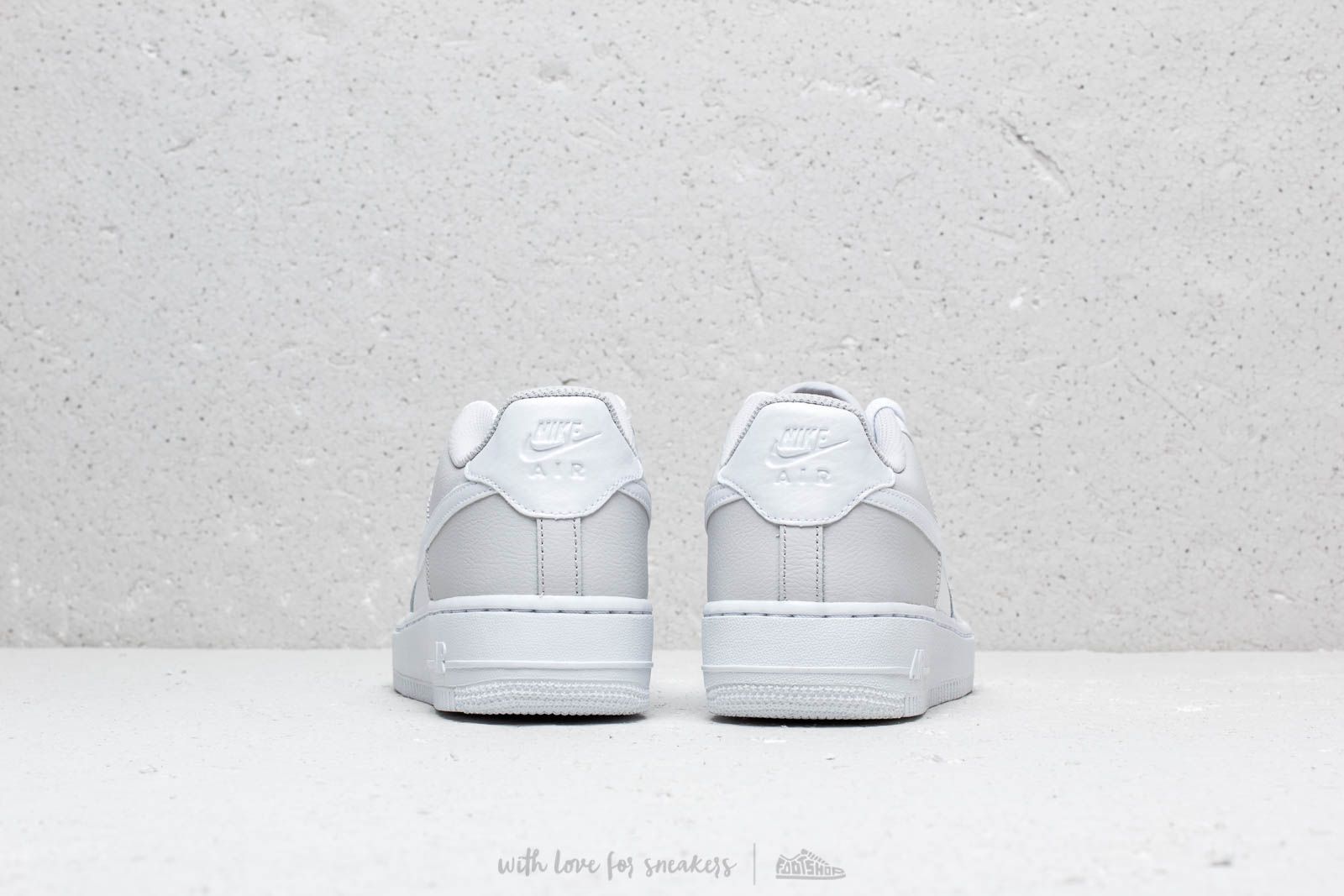 Női cipők Nike Air Force 1 (GS) White/ White-Vast Grey