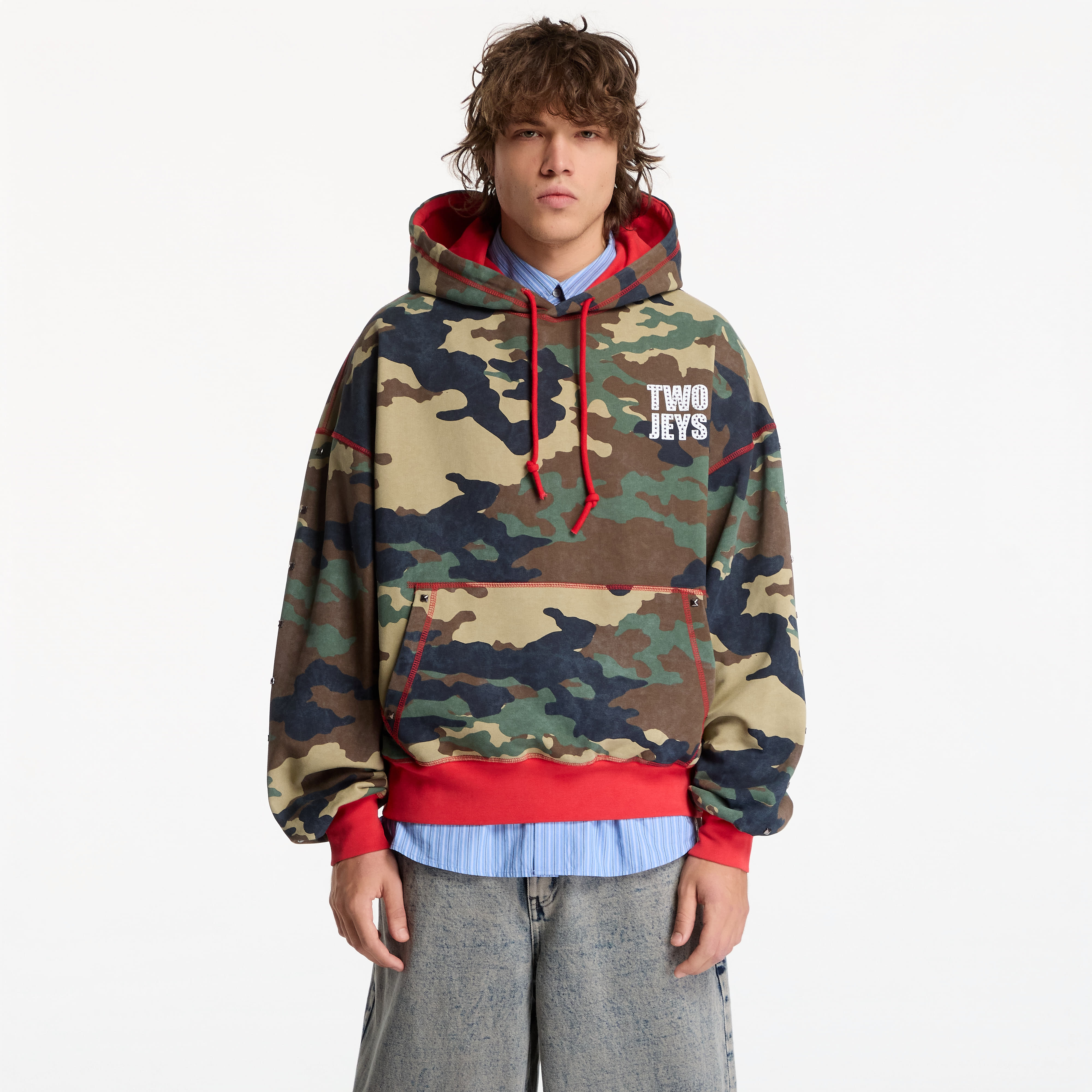 Sweatshirt TwoJeys Cross Camo Hoodie Camo L