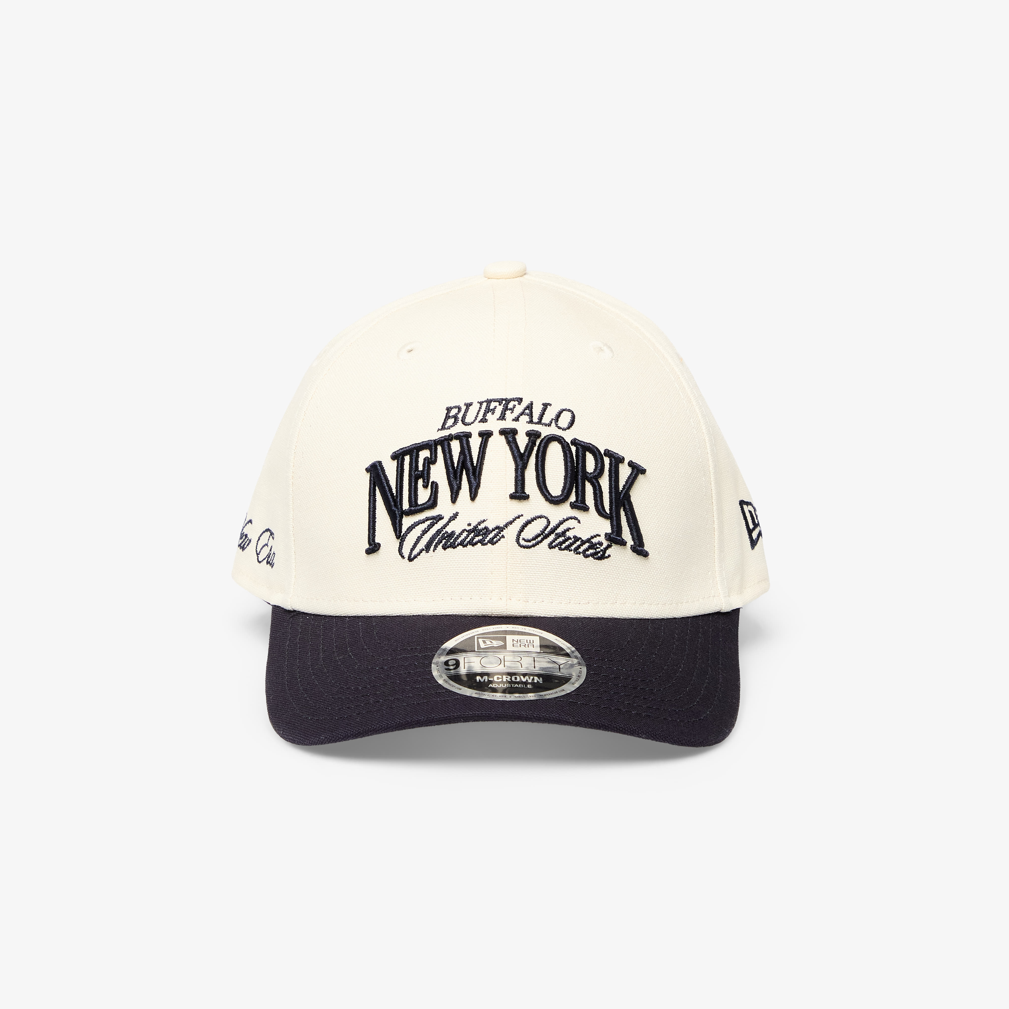 New Era 9FORTY M-Crown Wordmark Light Caramel/ Navy Universal