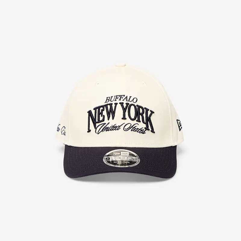 Шапка New Era 9FORTY M-Crown Wordmark Light Caramel/ Navy