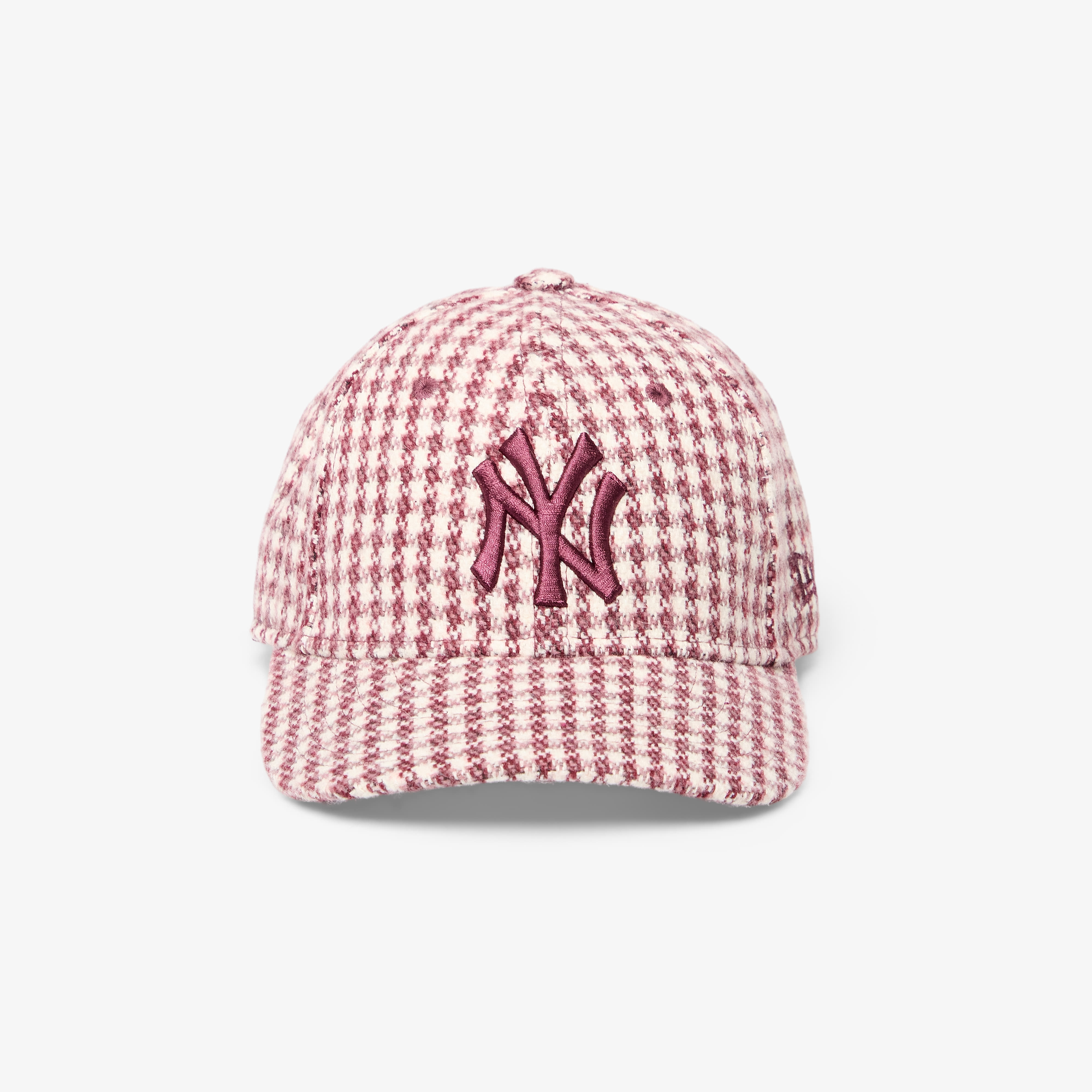 Cap New Era 9FORTY M-Crown MLB Houndstooth New York Yankees Dark Red/ Beige Universal