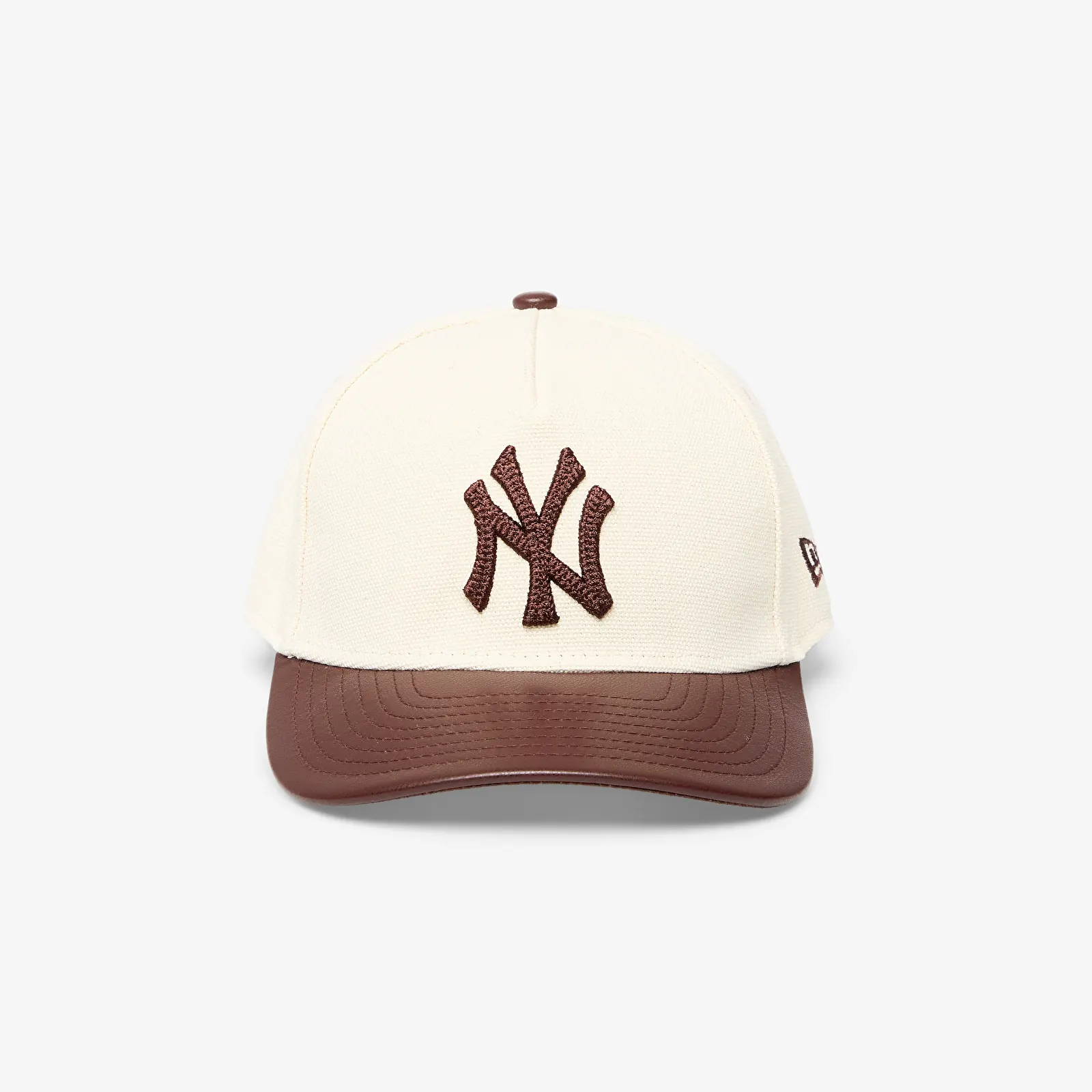 Miesten lippikset New Era 9FORTY M-Crown A-Frame MLB Fabric Mix New York Yankees Beige/ Brown