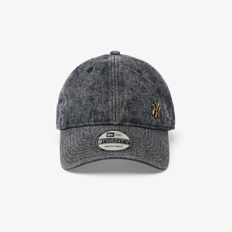 Шапка New Era 9TWENTY MLB Washed Denim Pin New York Yankees Black