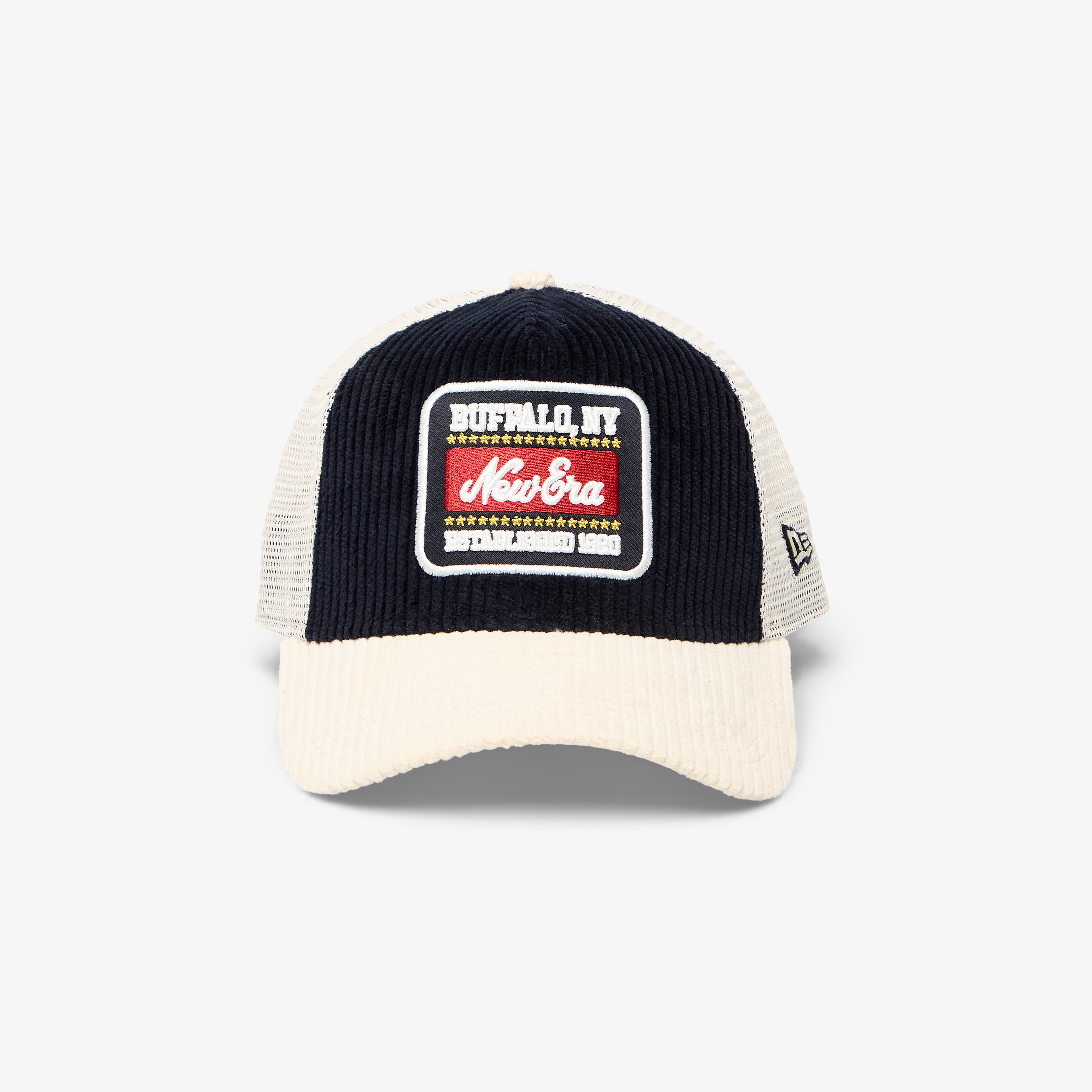 Cap New Era 9FORTY A-Frame Trucker Cord Visor Navy/ Stone Universal