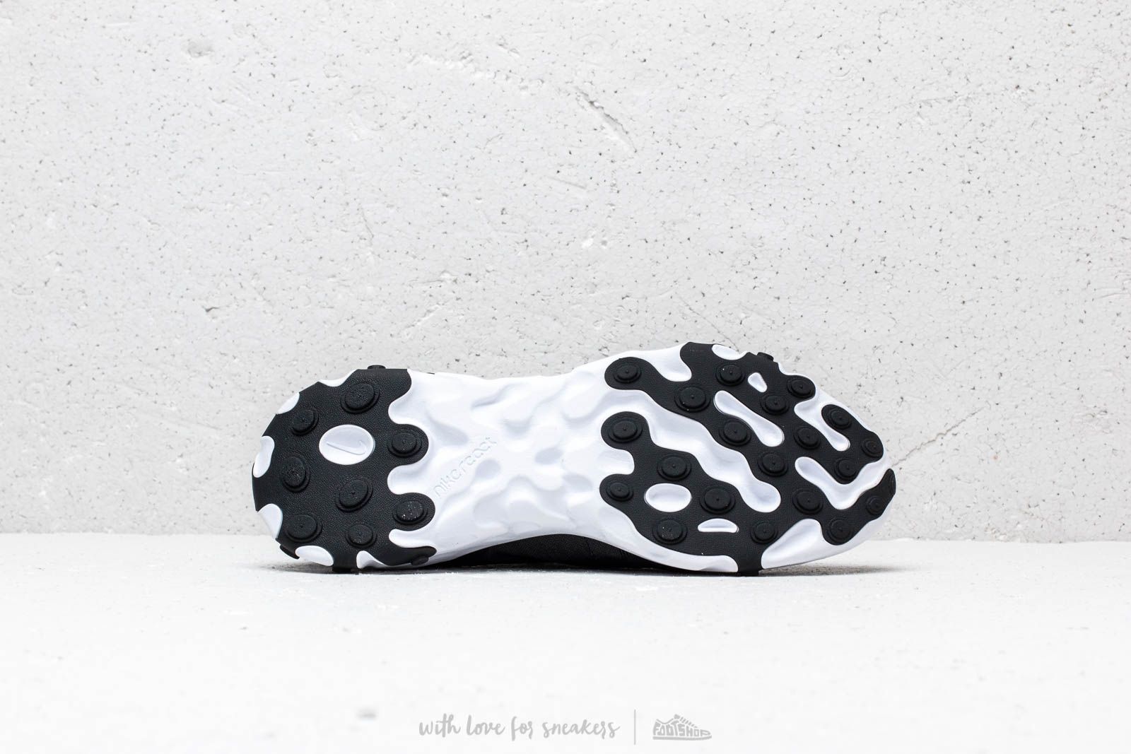 Scarpe uomo Nike React Element 55 Black White Footshop