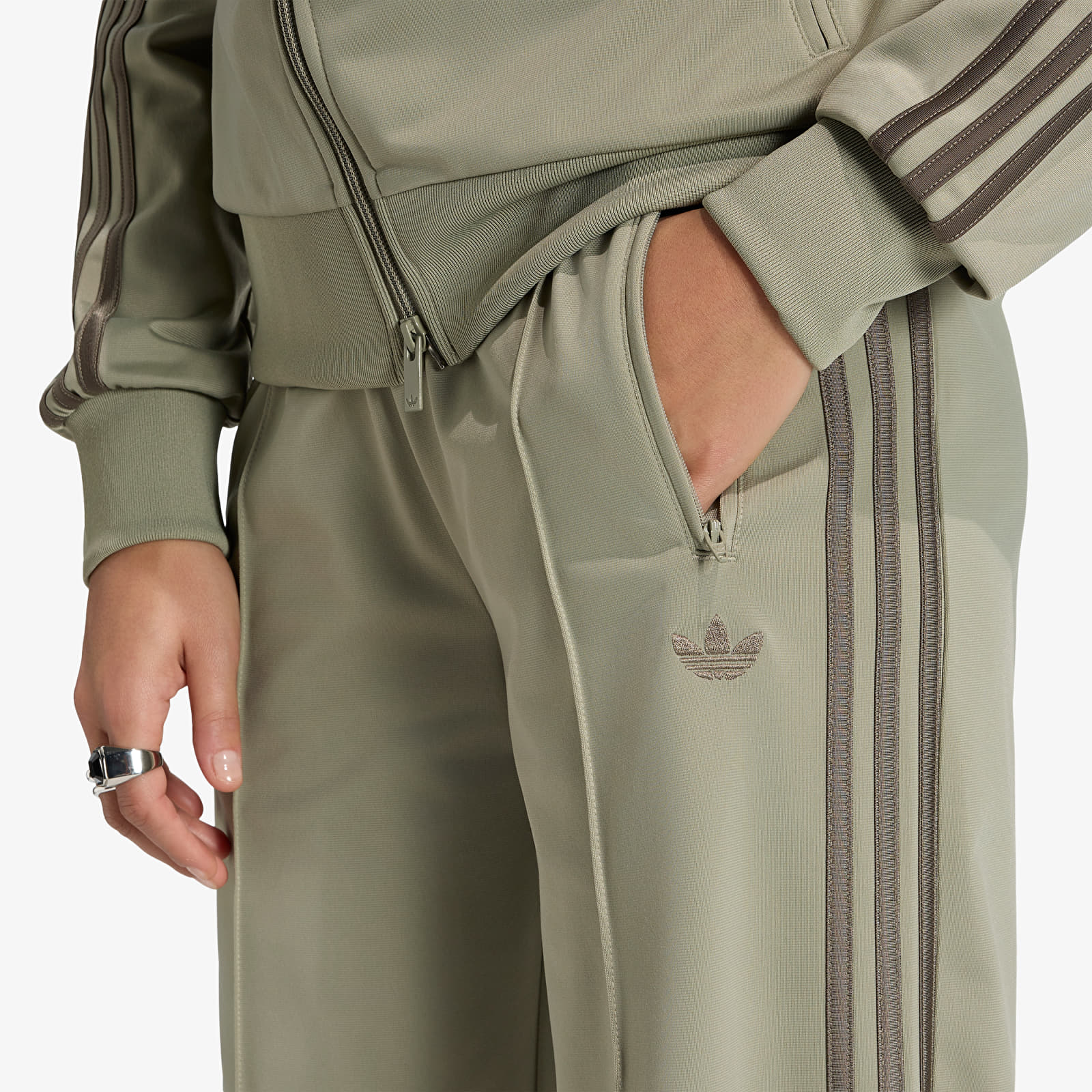 Jogger Pants adidas Firebird Loose Tracksuit Pants Silver Pebble/ Branch