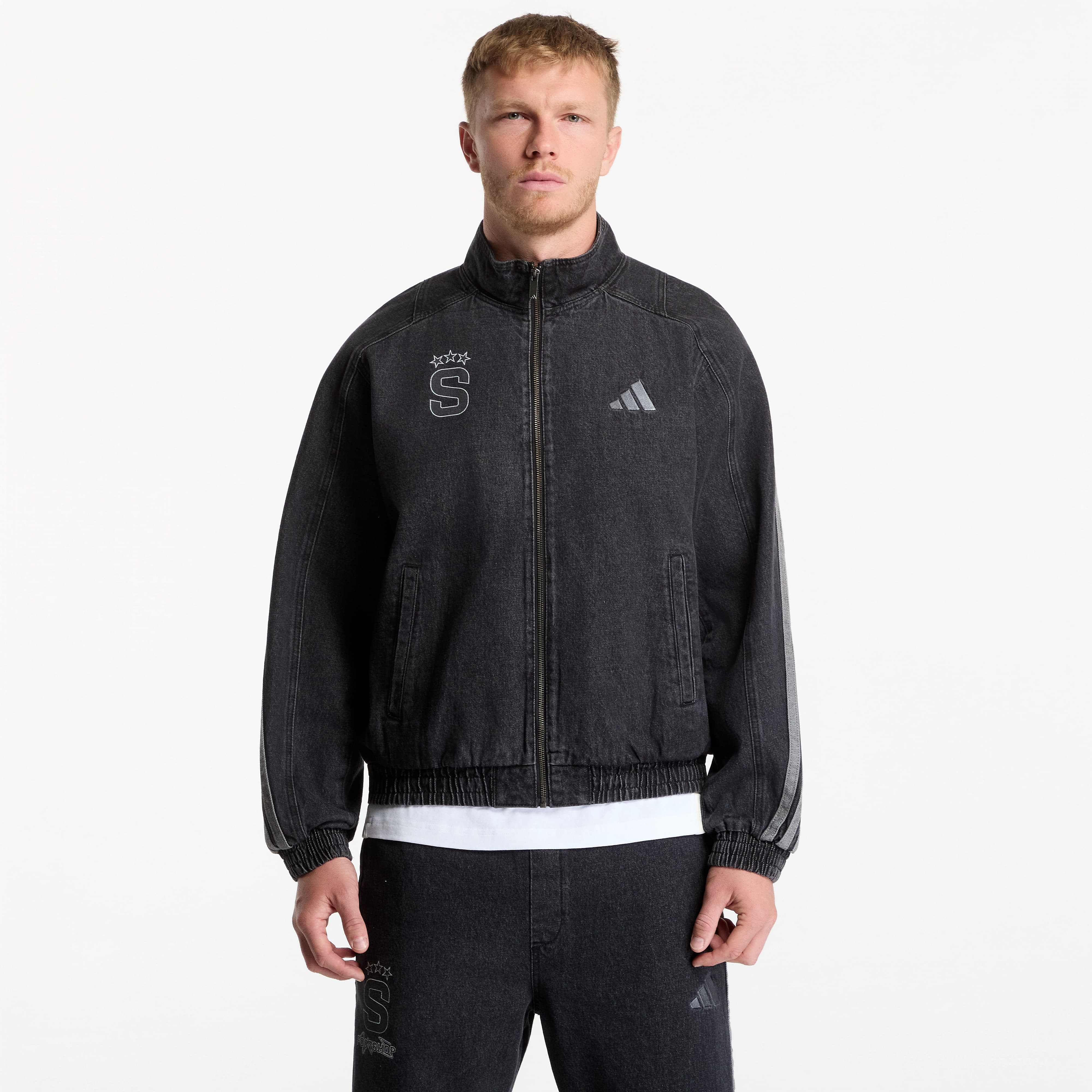 adidas Performance Chaqueta adidas x FTSHP x AC Sparta Prague Denim Jacket Black XL
