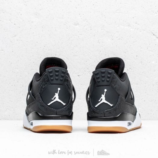 Jordan 4 black white gum online