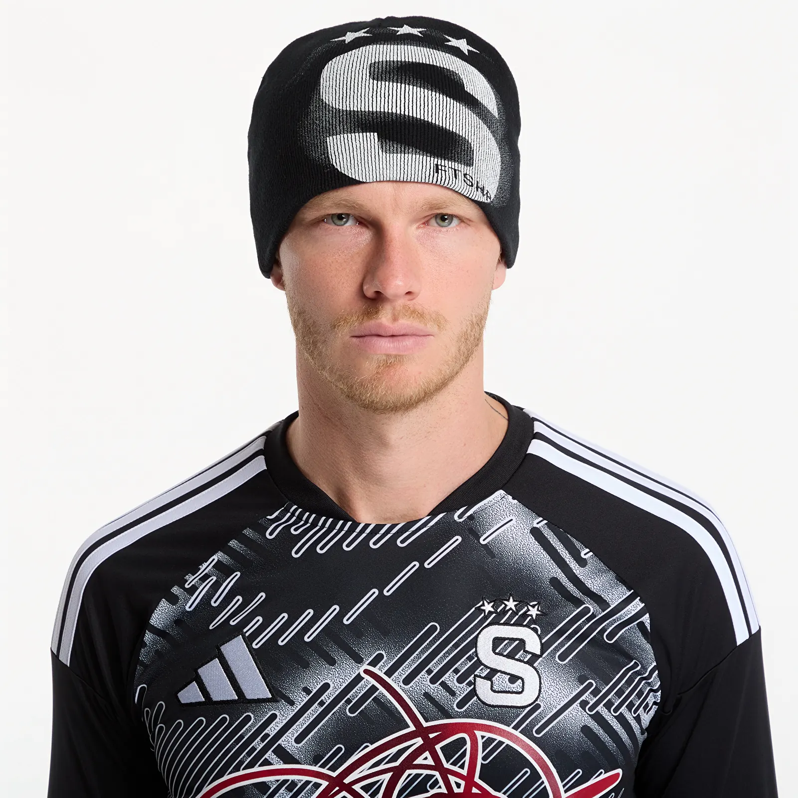 Čepice adidas x FTSHP x AC Sparta Prague Beanie Black