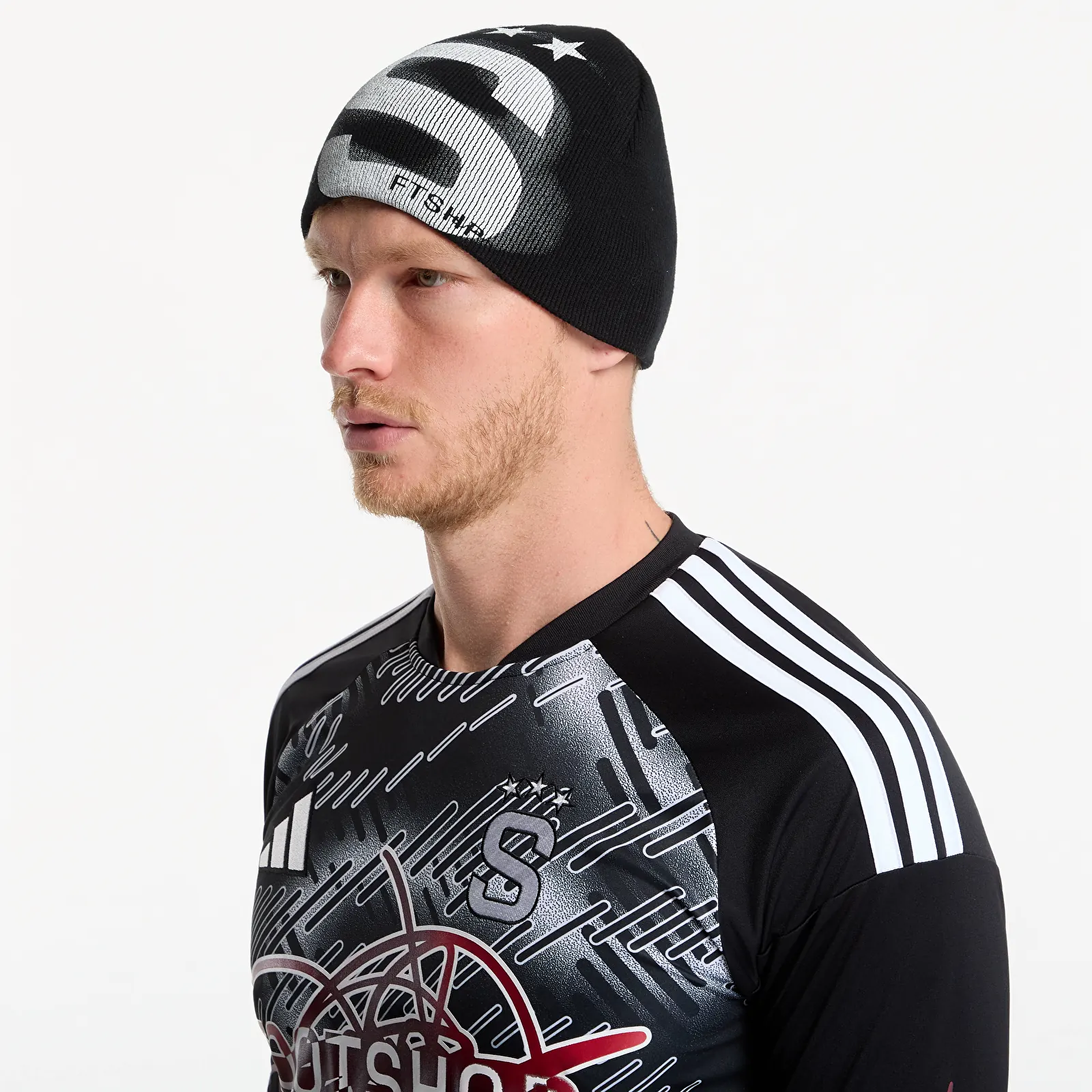 Čepice adidas x FTSHP x AC Sparta Prague Beanie Black