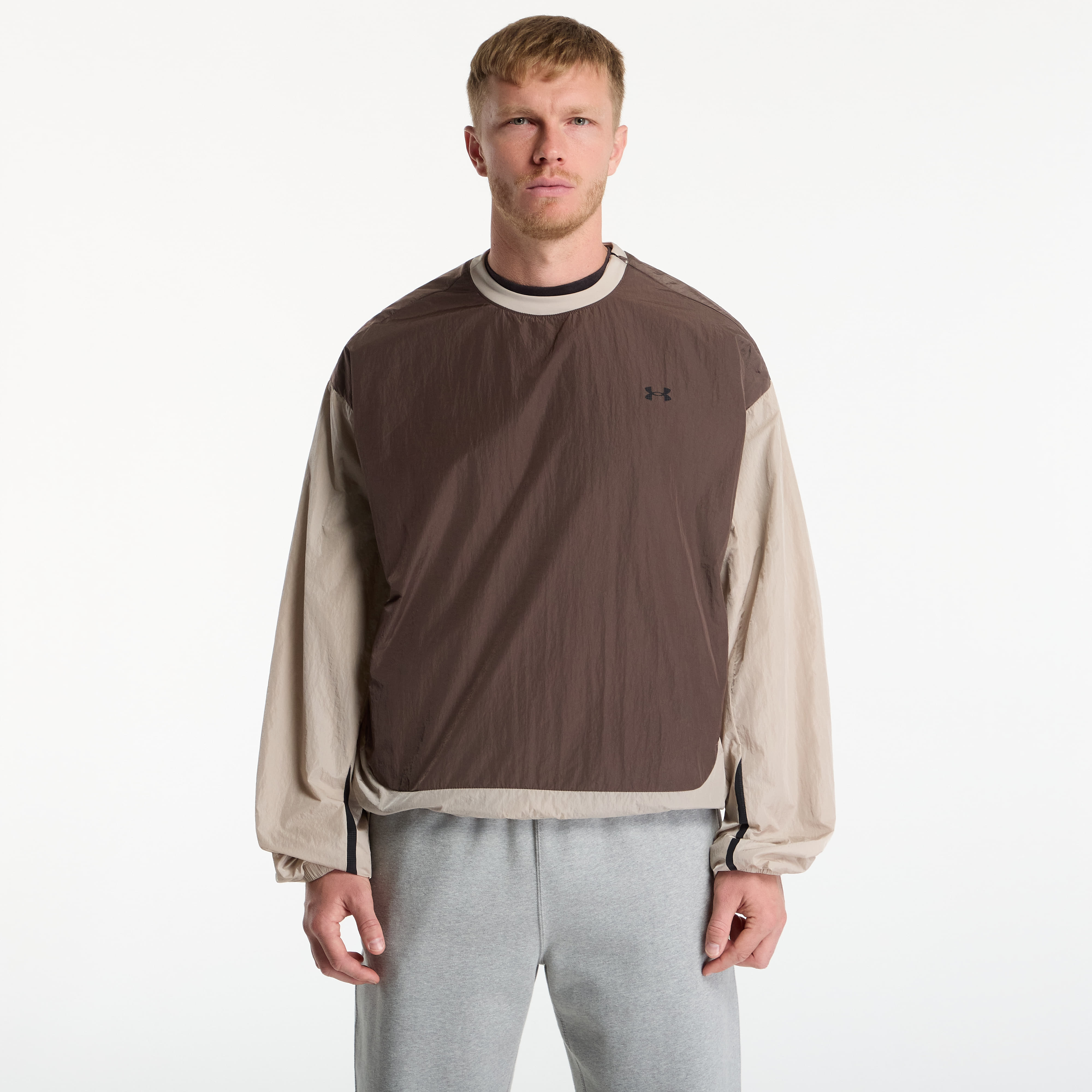 Sweatshirt Under Armour Unstoppable CW Crew Peppercorn L