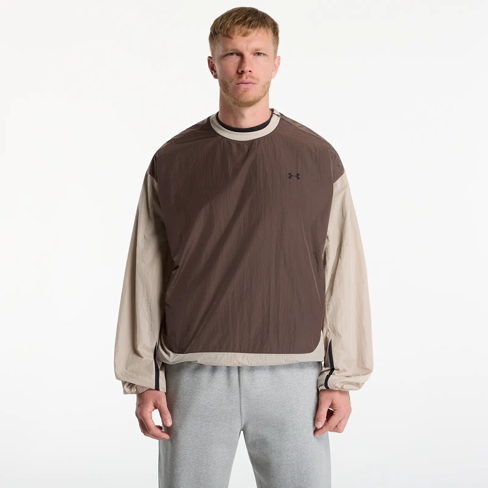 Luvtröjor för män Under Armour Unstoppable CW Crew Peppercorn