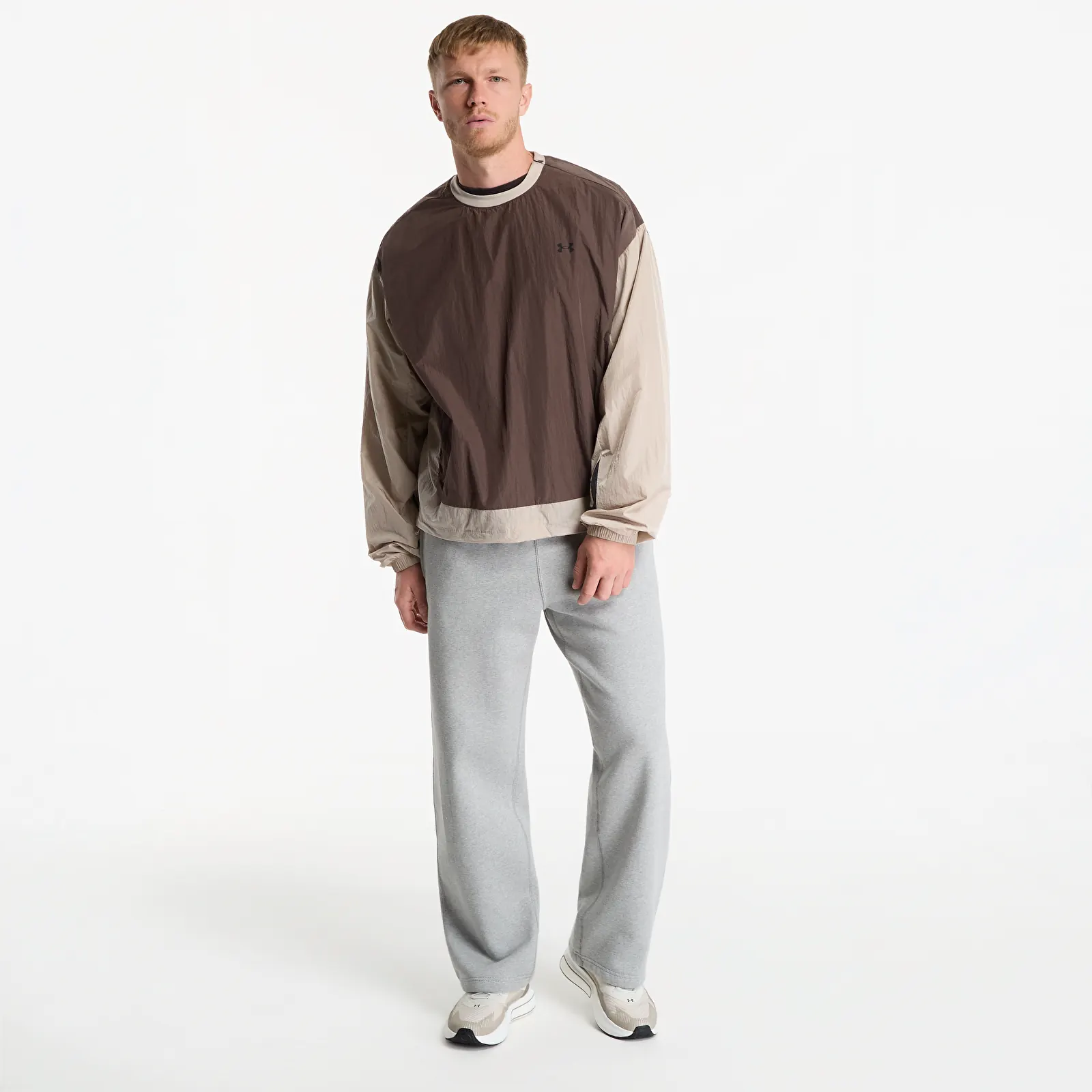 Luvtröjor för män Under Armour Unstoppable CW Crew Peppercorn