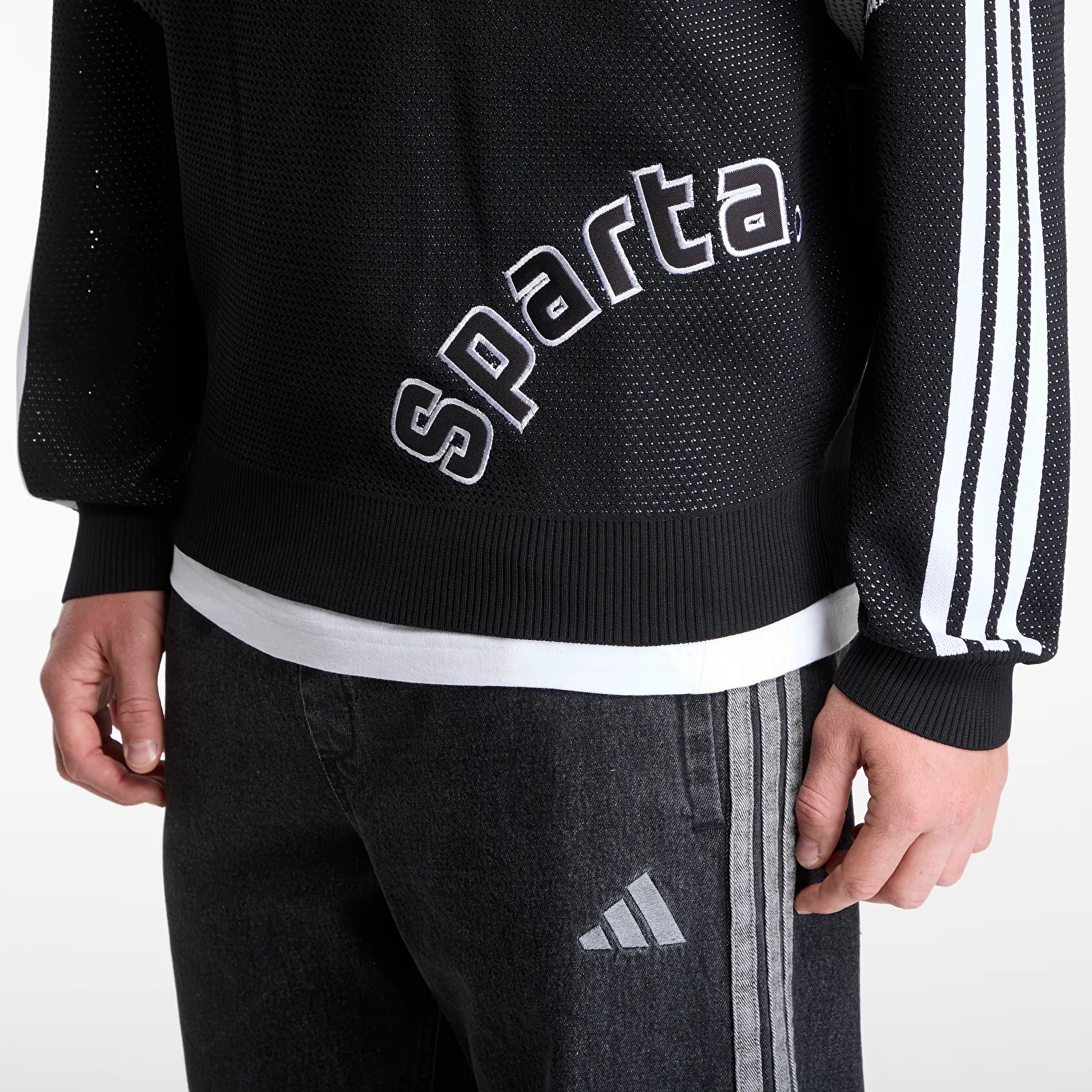 Puloveri adidas x FTSHP x AC Sparta Prague Sweater Black